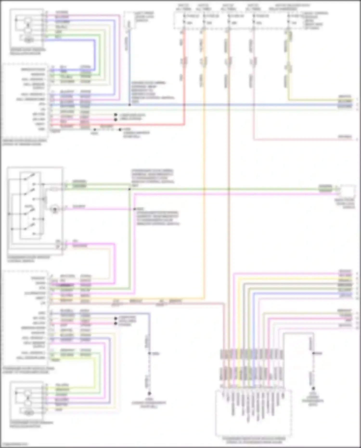 Wiring diagram blk/wht for Lincoln MKC I facelift (2018-2019) (16 of 25)
