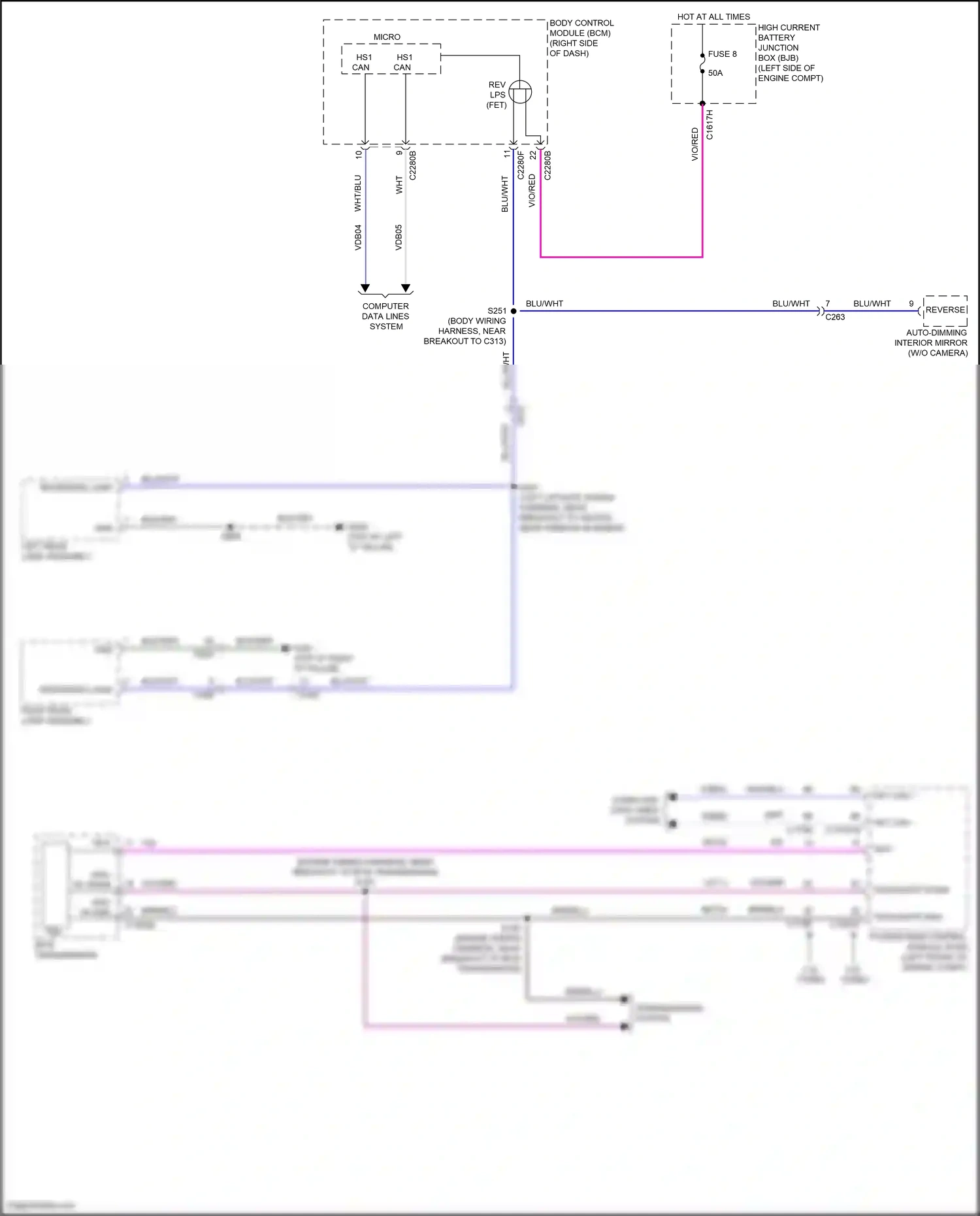 Lincoln MKC I facelift (2018-2019) computer data lines system wiring diagram  (37 of 76)