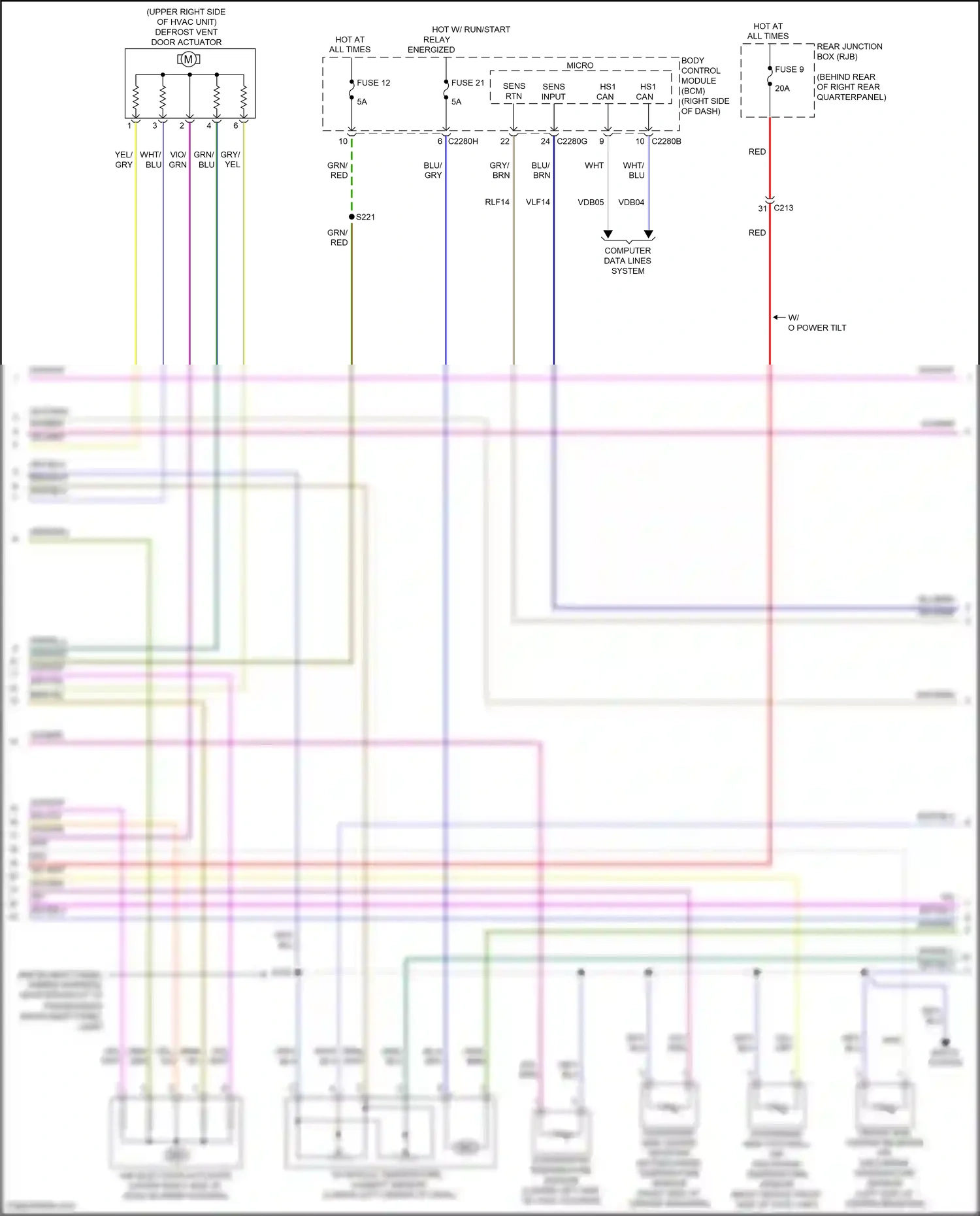 Lincoln MKC I facelift (2018-2019) computer data lines system wiring diagram  (32 of 76)