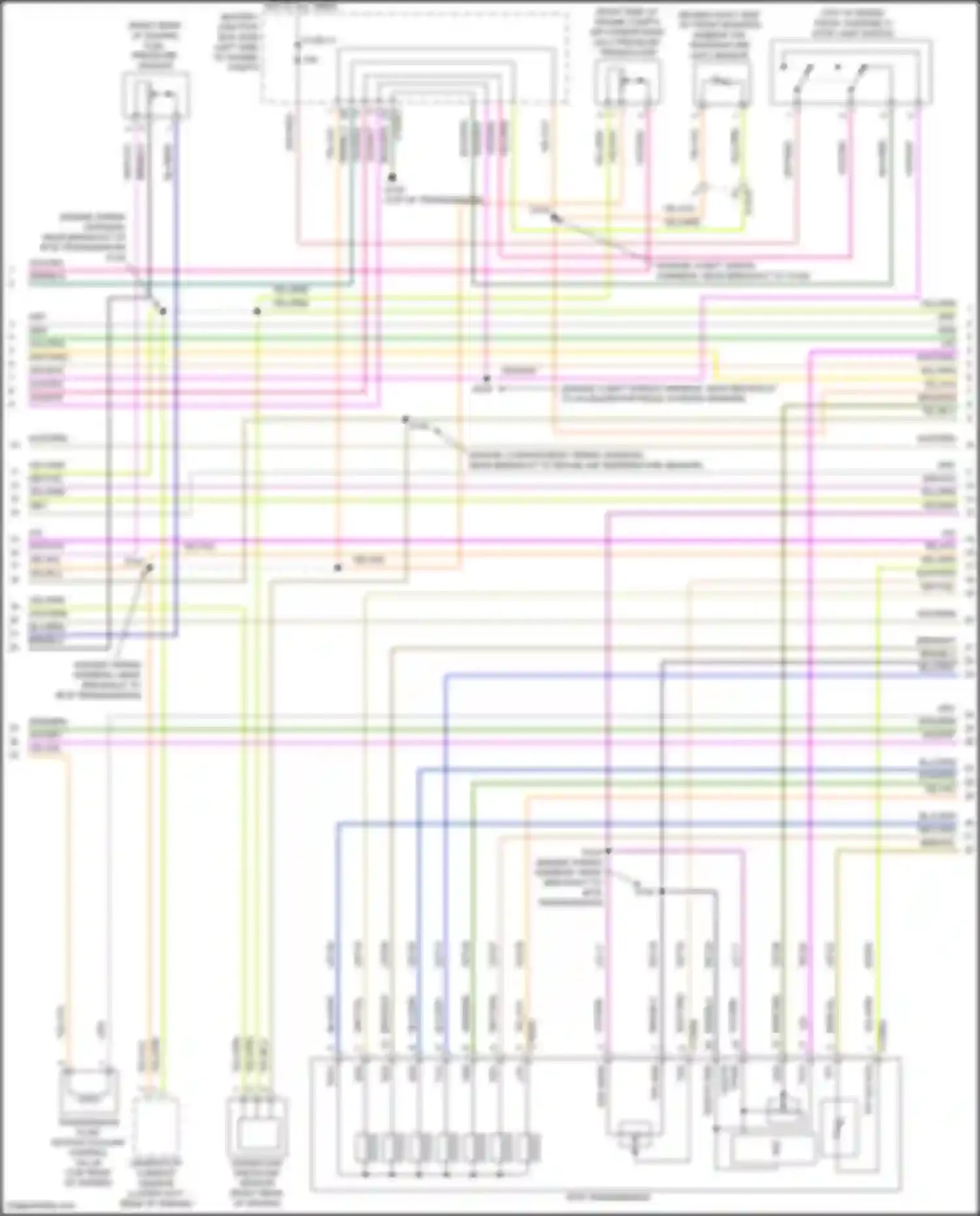 Wiring diagram crankcase pressure sensor for Lincoln MKC I facelift (2018-2019) (1 of 2)
