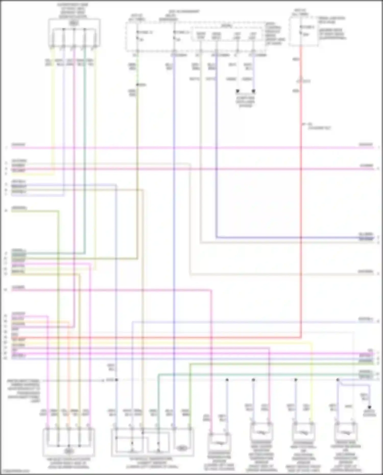 Wiring diagram defrost vent door actuator for Lincoln MKC I facelift (2018-2019) (1 of 2)