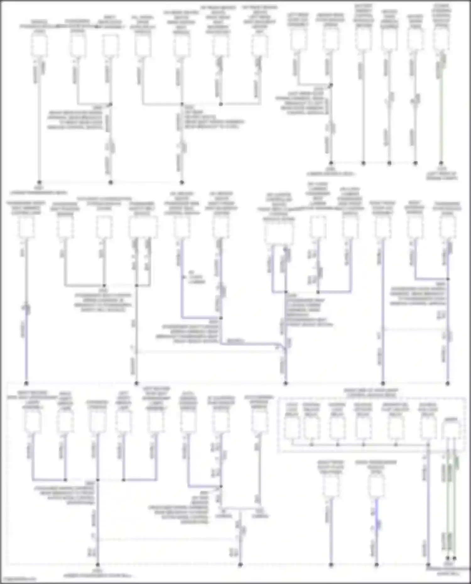 Wiring diagram driver/fuel flap unlock relay for Lincoln MKC I facelift (2018-2019) (1 of 1)