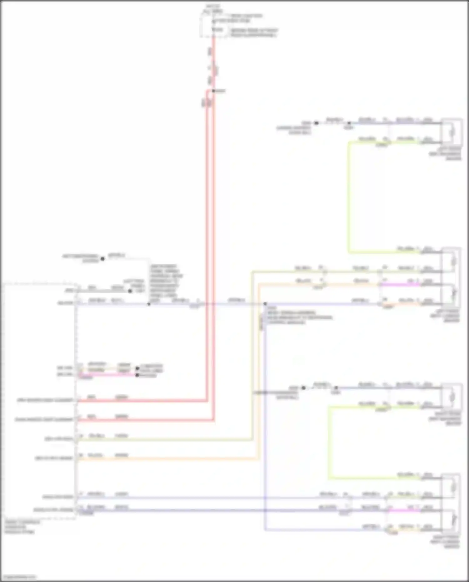 Wiring diagram drv heated seat element for Lincoln MKC I facelift (2018-2019) (1 of 1)