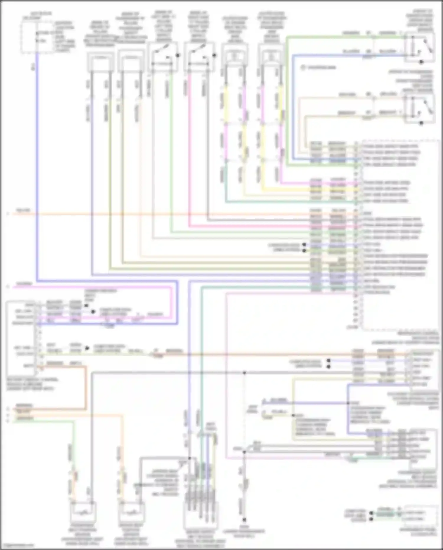 Wiring diagram drv side impact sens feed for Lincoln MKC I facelift (2018-2019) (1 of 1)
