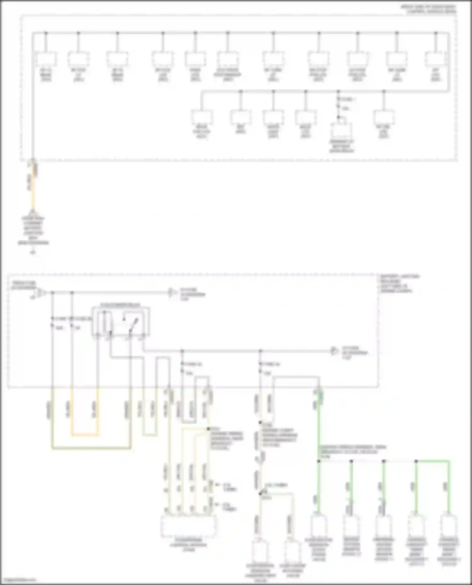 Wiring diagram fuse 1 for Lincoln MKC I facelift (2018-2019) (3 of 3)