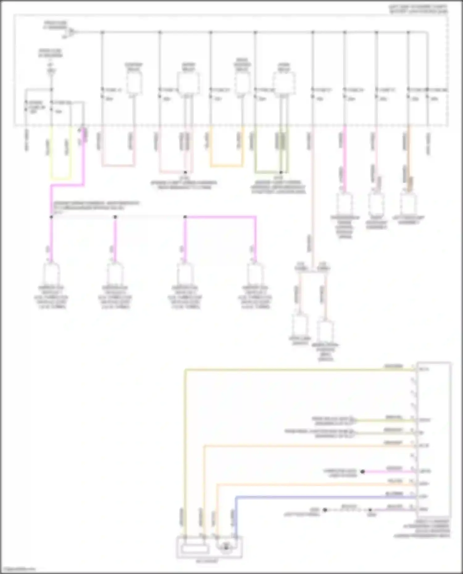 Wiring diagram fuse 31 for Lincoln MKC I facelift (2018-2019) (4 of 4)