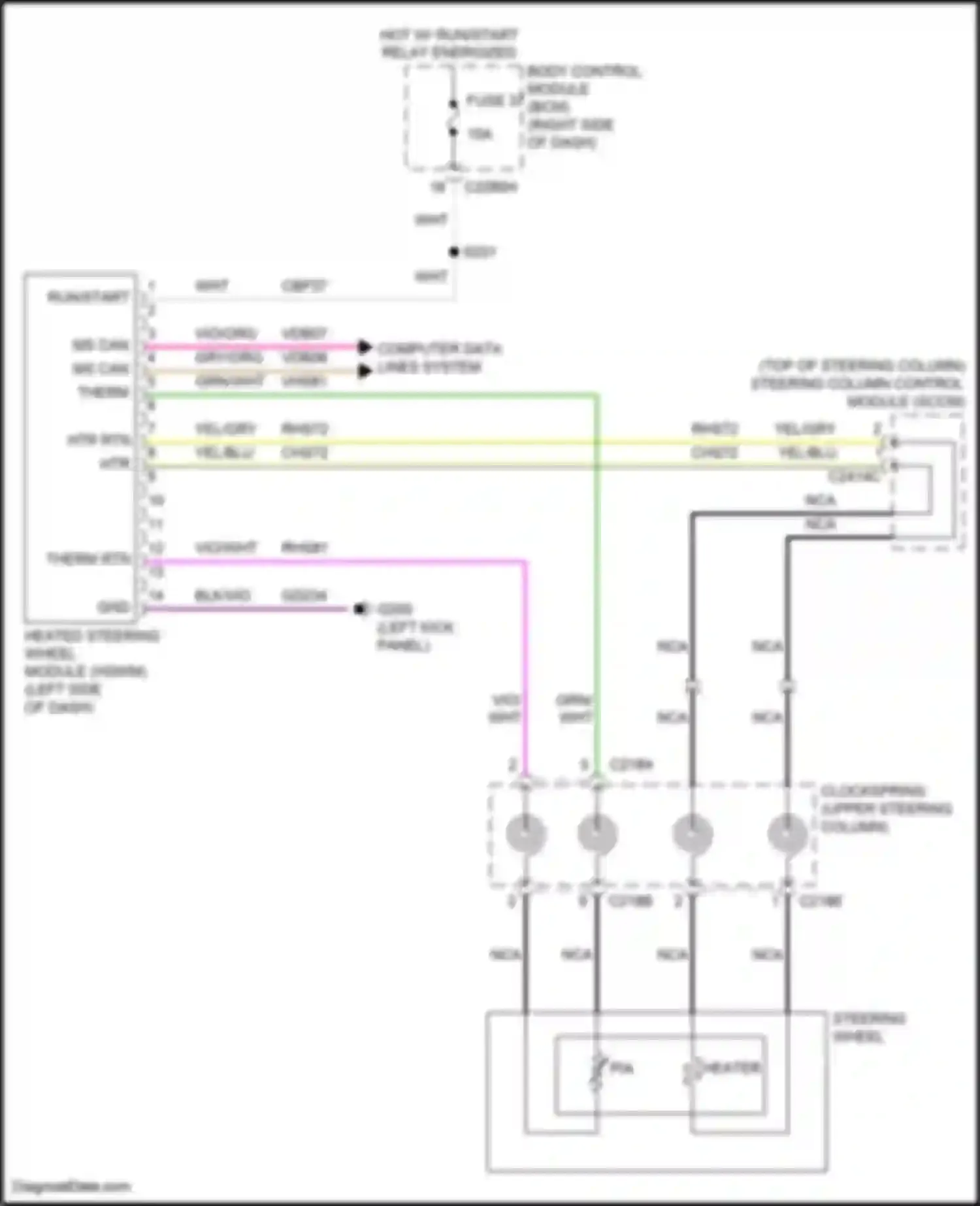 Wiring diagram grn for Lincoln MKC I facelift (2018-2019) (16 of 66)