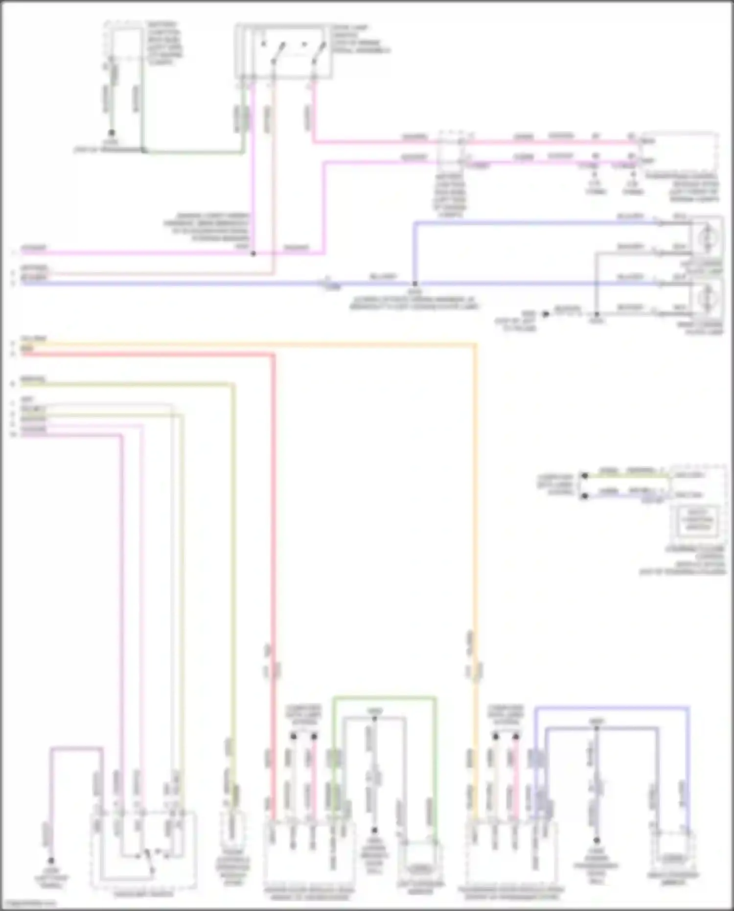 Wiring diagram h/l on for Lincoln MKC I facelift (2018-2019) (2 of 4)
