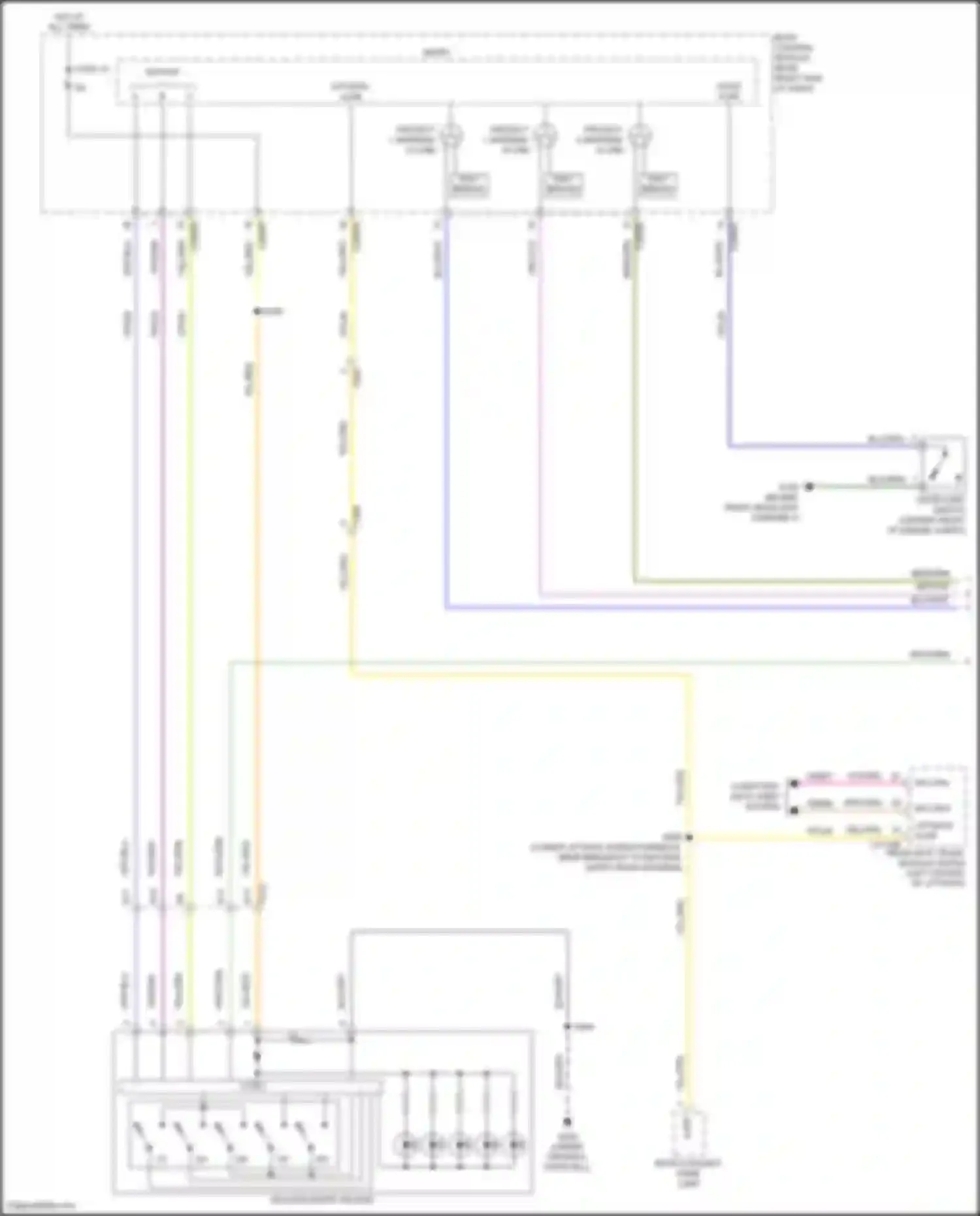 Wiring diagram hot at all times for Lincoln MKC I facelift (2018-2019) (8 of 77)