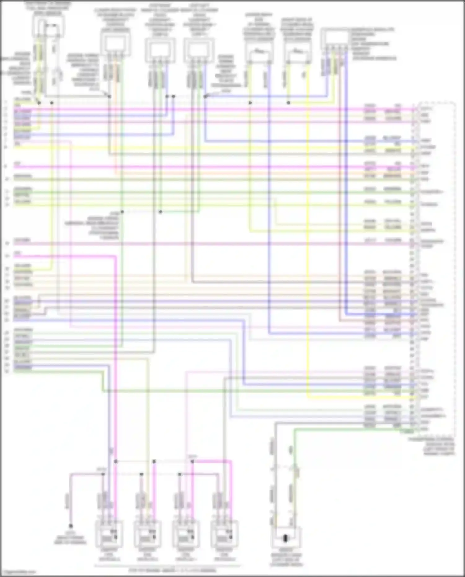 Wiring diagram ignition coil on plug 3 for Lincoln MKC I facelift (2018-2019) (2 of 2)