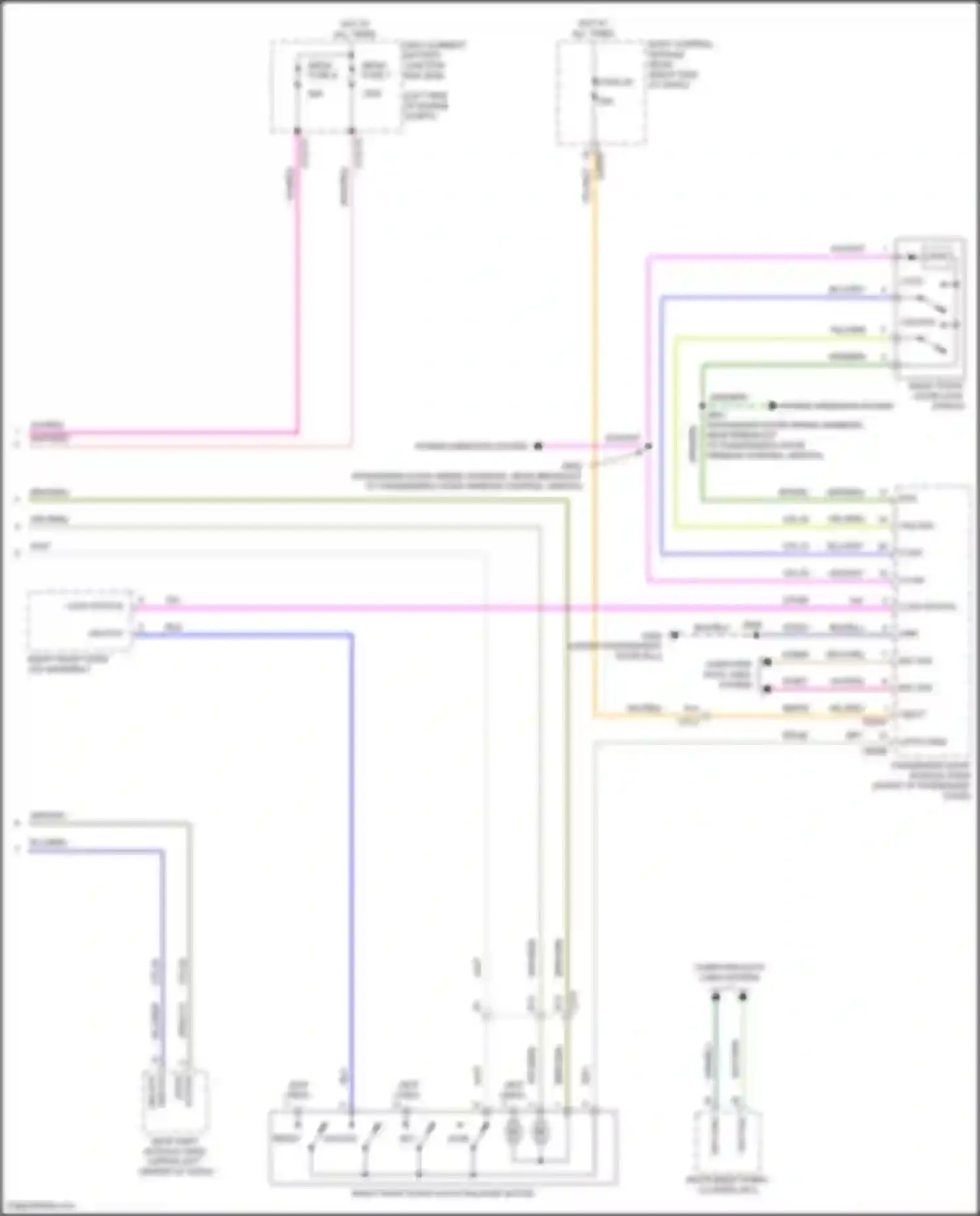 Wiring diagram mega fuse 8 for Lincoln MKC I facelift (2018-2019) (1 of 6)