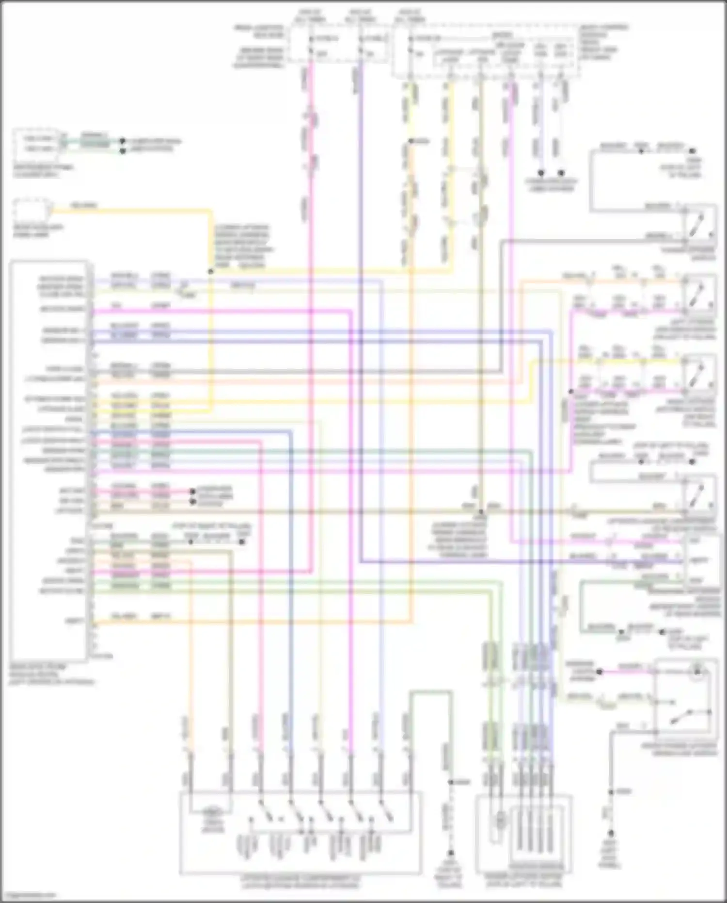 Wiring diagram pawl sw for Lincoln MKC I facelift (2018-2019) (1 of 1)