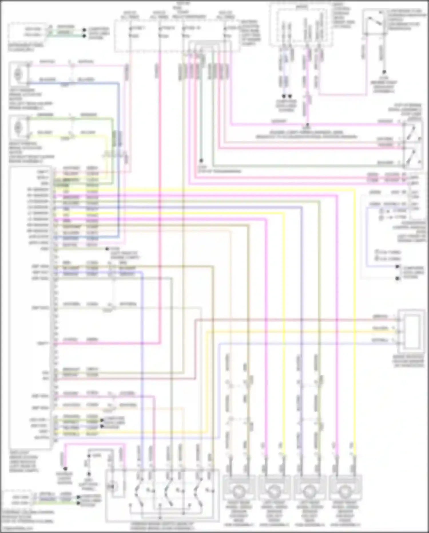 Wiring diagram rr sensor hi for Lincoln MKC I facelift (2018-2019) (1 of 1)