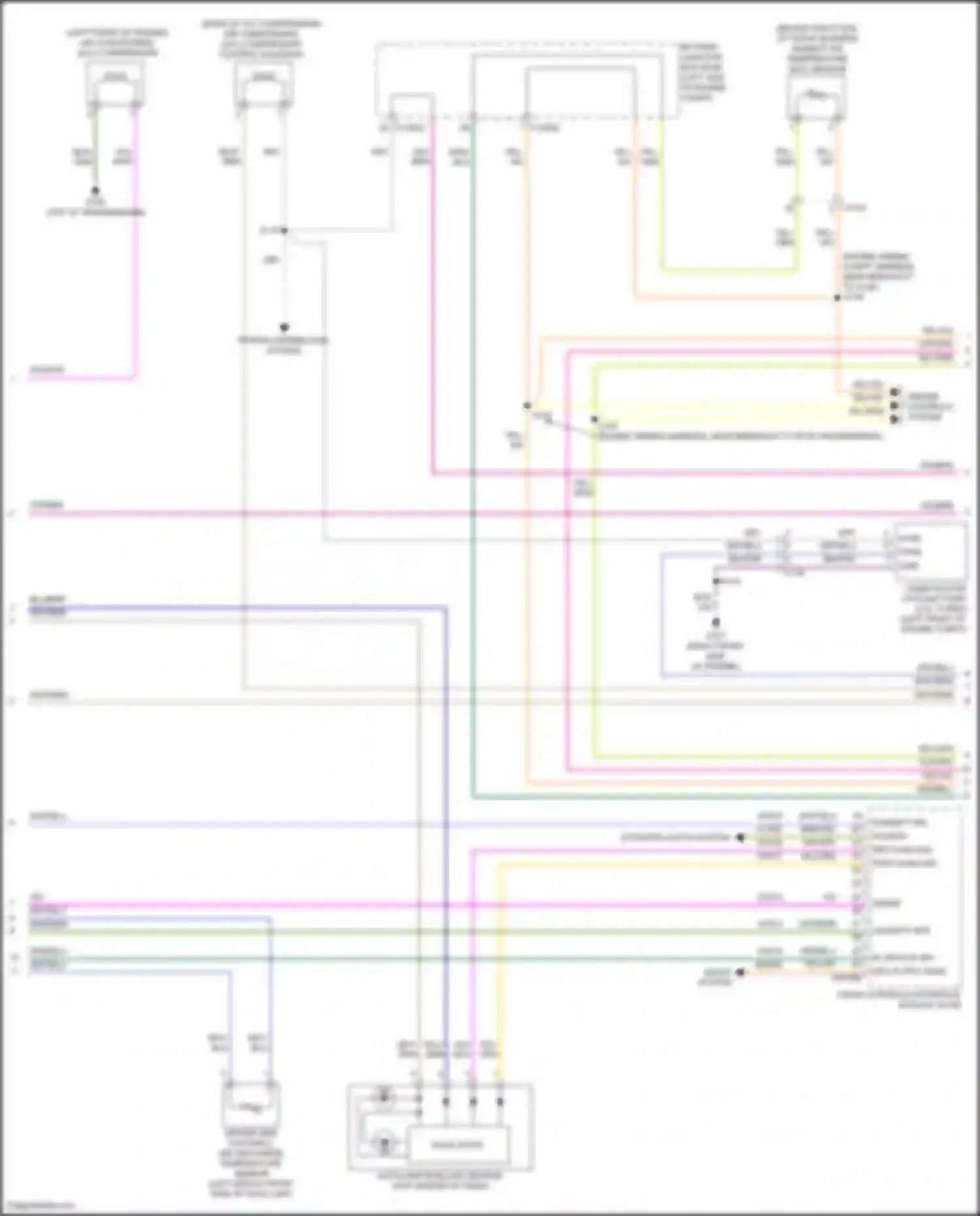 Wiring diagram seats system for Lincoln MKC I facelift (2018-2019) (3 of 8)