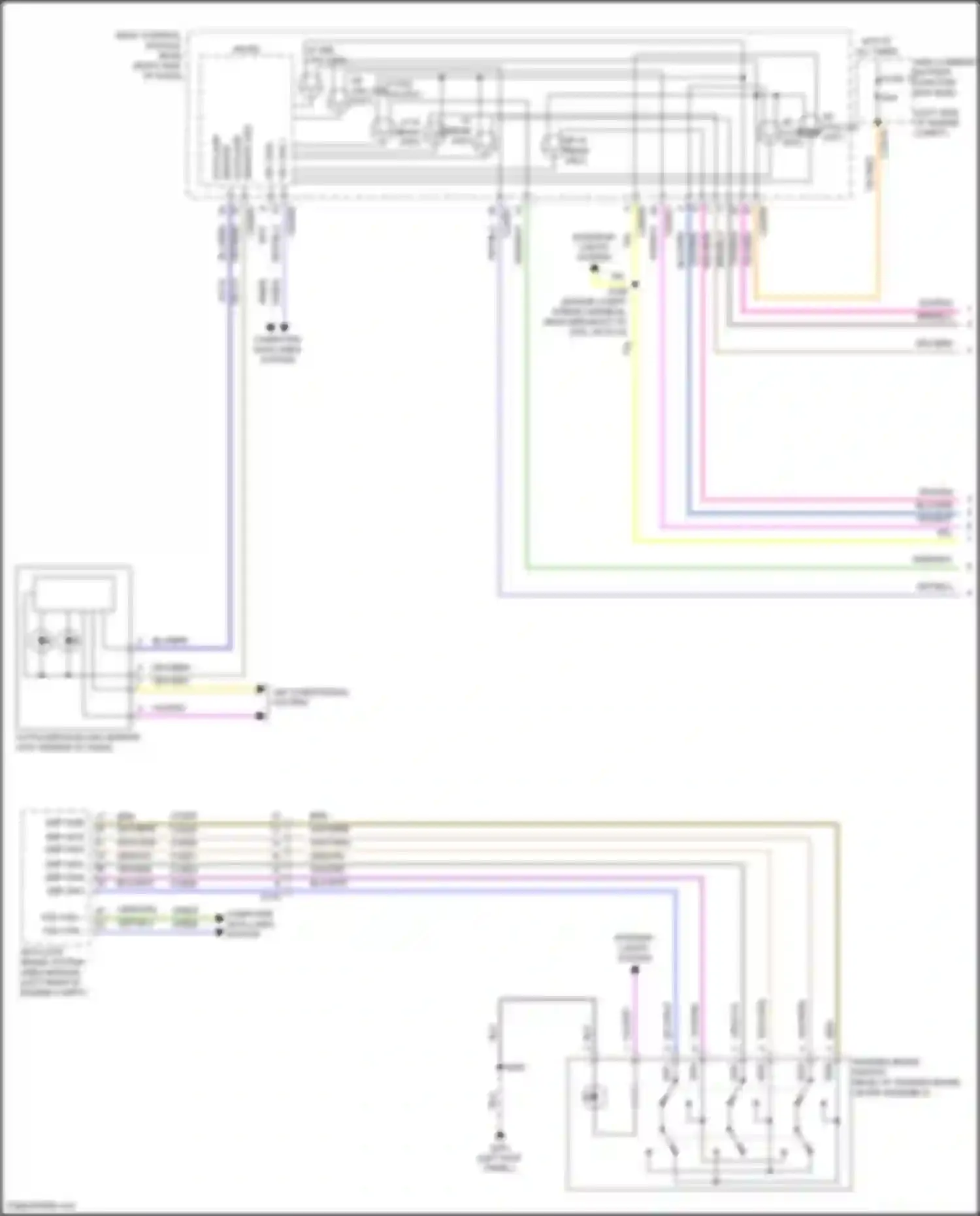 Wiring diagram sensor gnd for Lincoln MKC I facelift (2018-2019) (1 of 2)