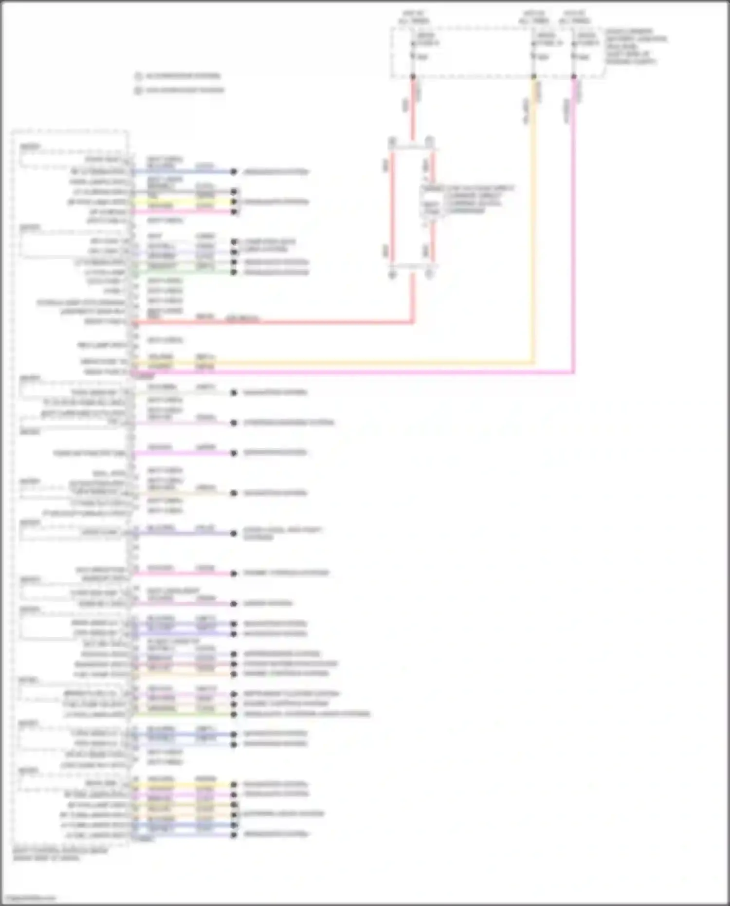 Wiring diagram starting/charging system for Lincoln MKC I facelift (2018-2019) (1 of 2)