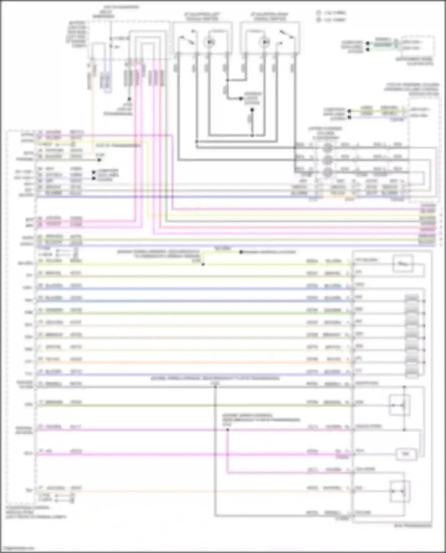 Wiring diagram tft sig rtn for Lincoln MKC I facelift (2018-2019) (1 of 3)