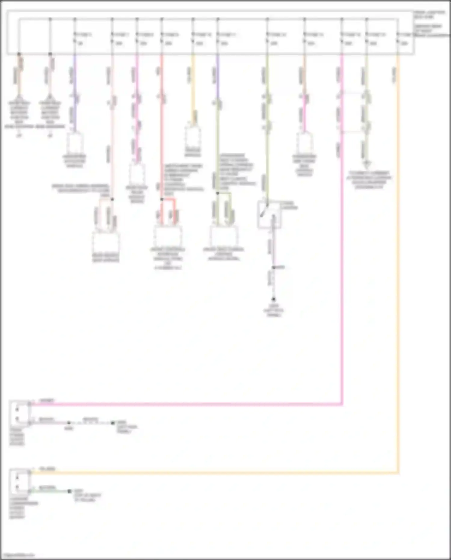 Wiring diagram trailer module for Lincoln MKC I facelift (2018-2019) (3 of 4)
