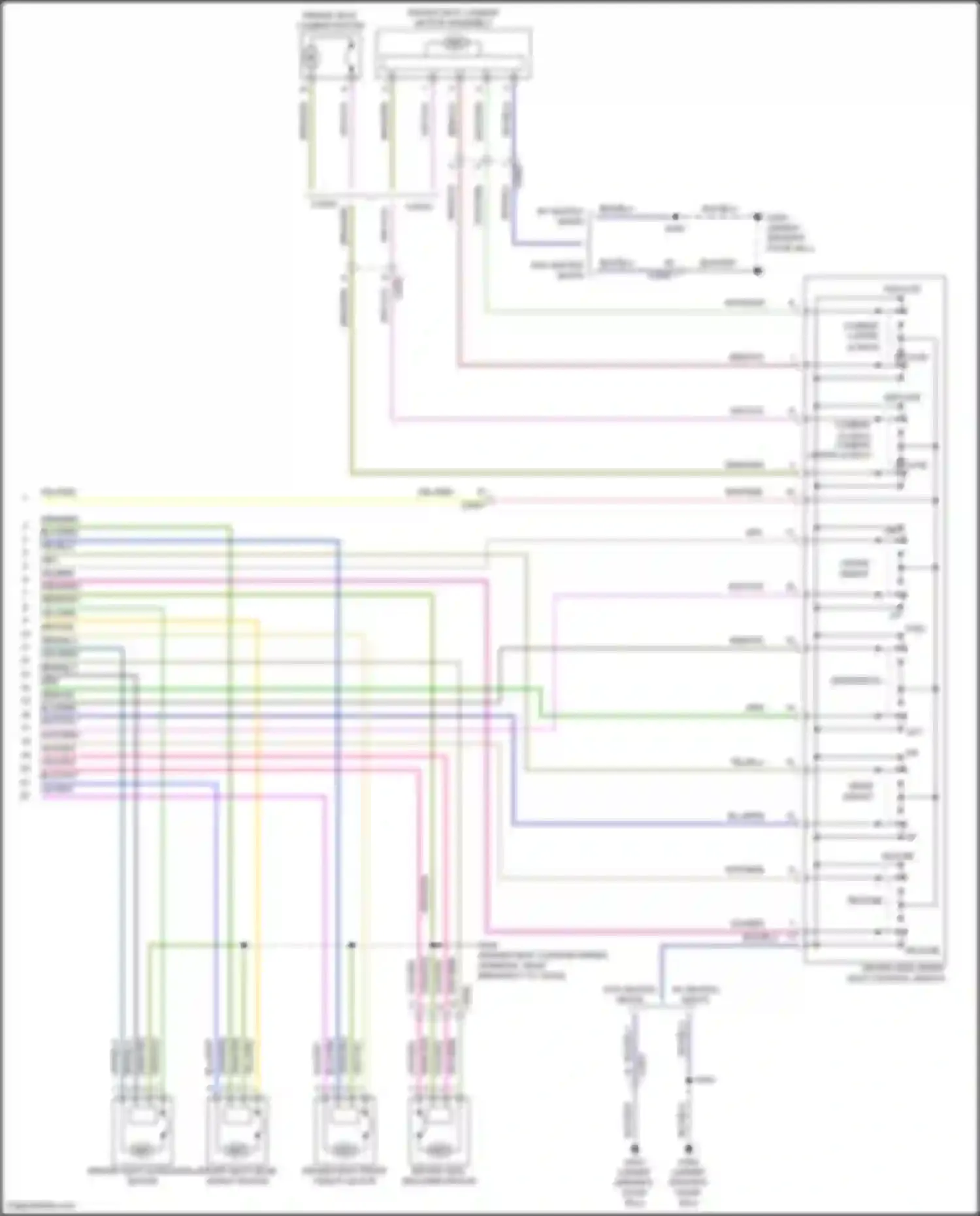 Wiring diagram w/ heated seats for Lincoln MKC I facelift (2018-2019) (1 of 3)