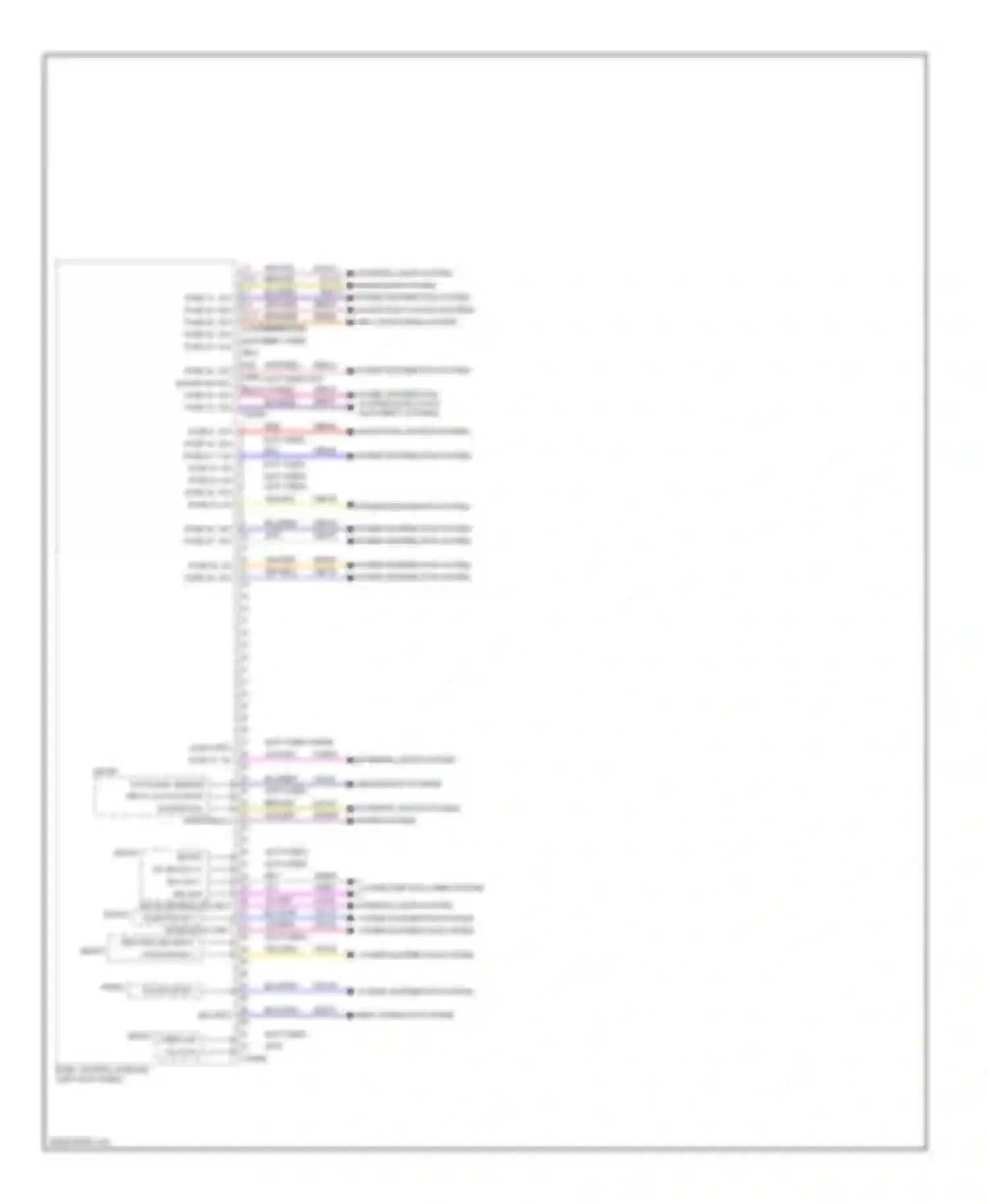 MKS Lincoln I facelift (2012-2016): Body control modules circuit (1 of 2)