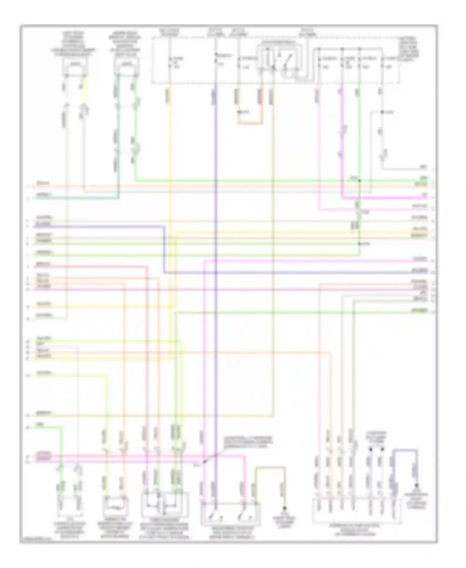 MKS Lincoln I facelift (2012-2016): Wiring diagram engine performance 3.5l turbo (2 of 6)