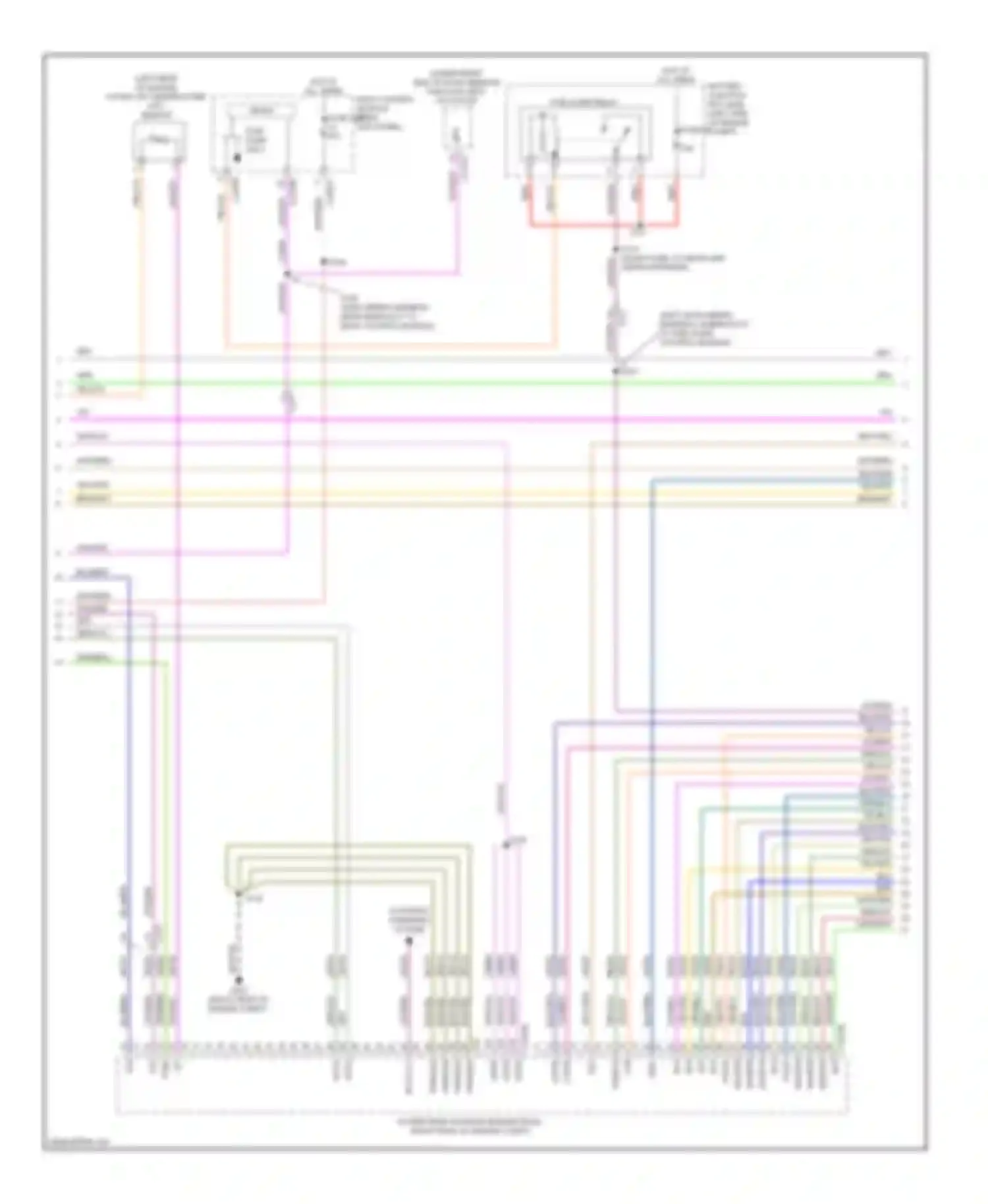 MKS Lincoln I facelift (2012-2016): Wiring diagram engine performance 3.5l turbo (3 of 6)