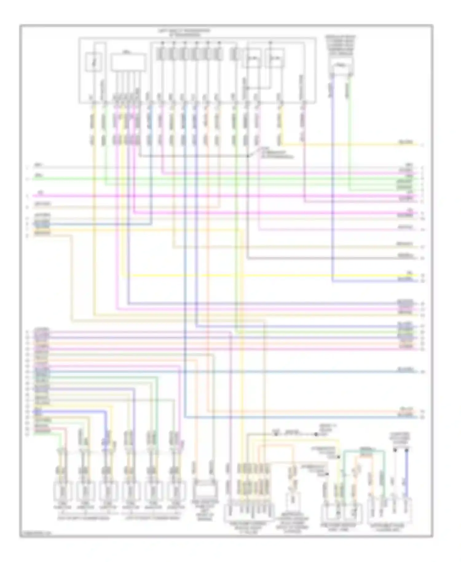 MKS Lincoln I facelift (2012-2016): Wiring diagram engine performance 3.5l turbo (4 of 6)