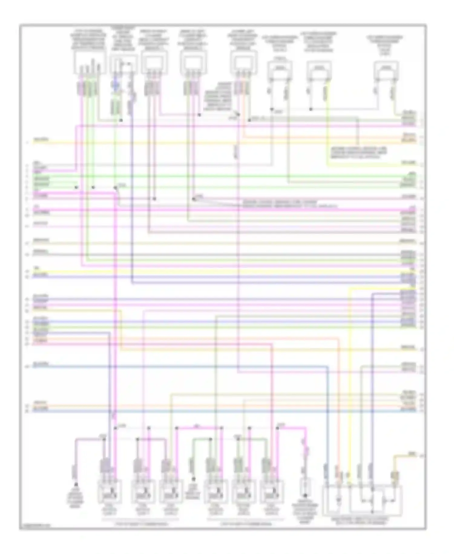 MKS Lincoln I facelift (2012-2016): Wiring diagram engine performance 3.5l turbo (5 of 6)