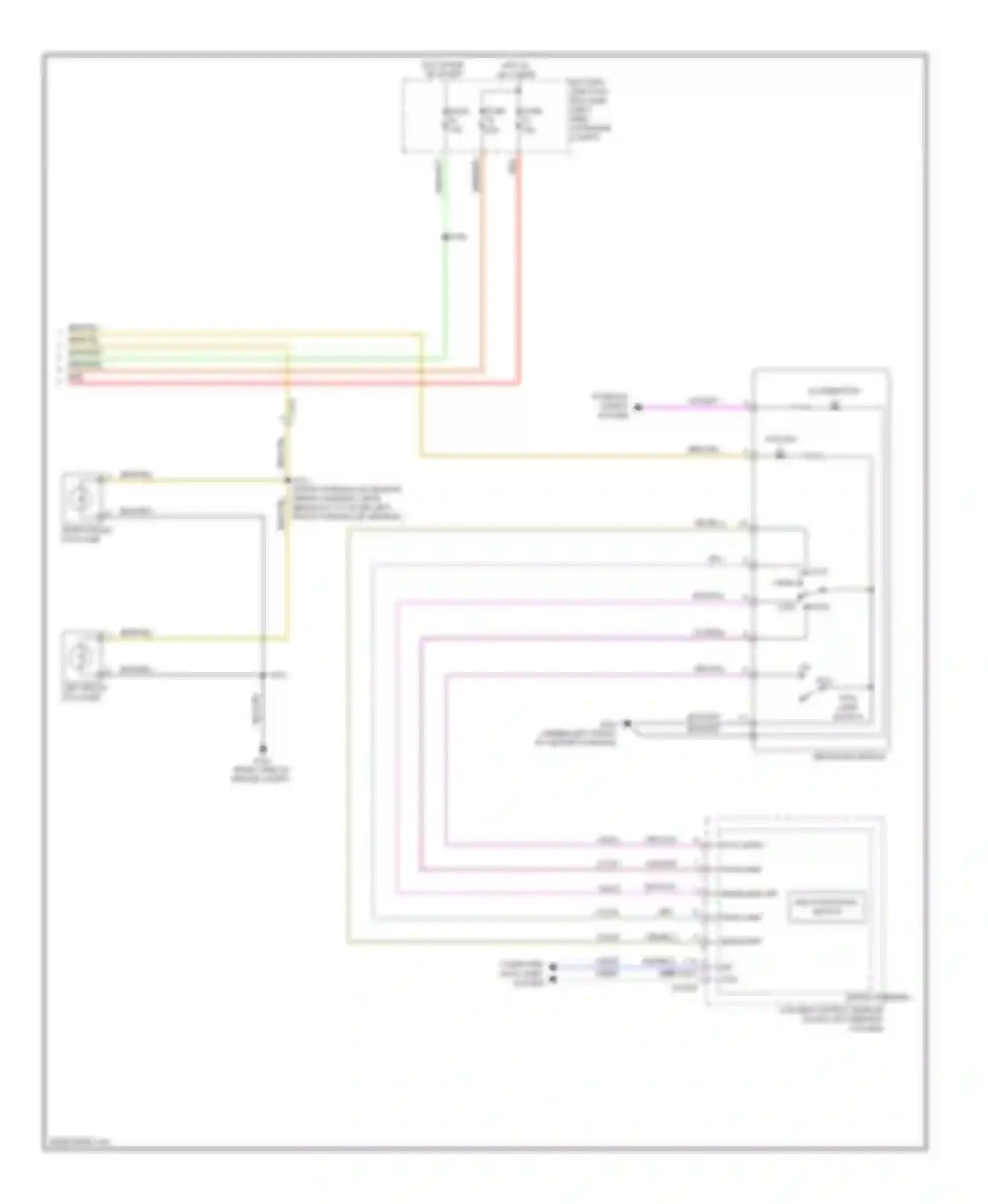 MKS Lincoln I facelift (2012-2016): Headlights circuit (2 of 2)