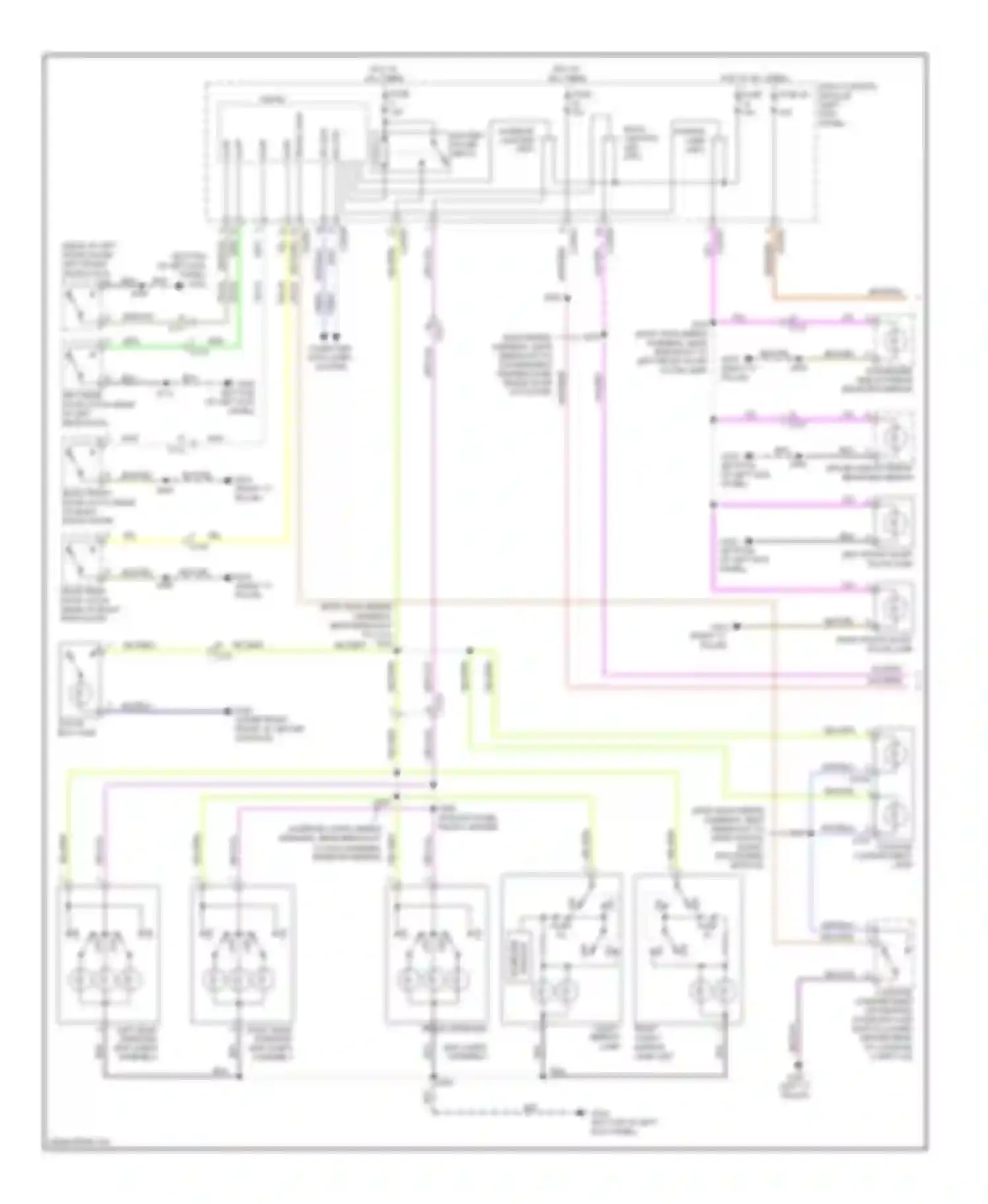 MKS Lincoln I facelift (2012-2016): Courtesy lamps circuit (1 of 2)
