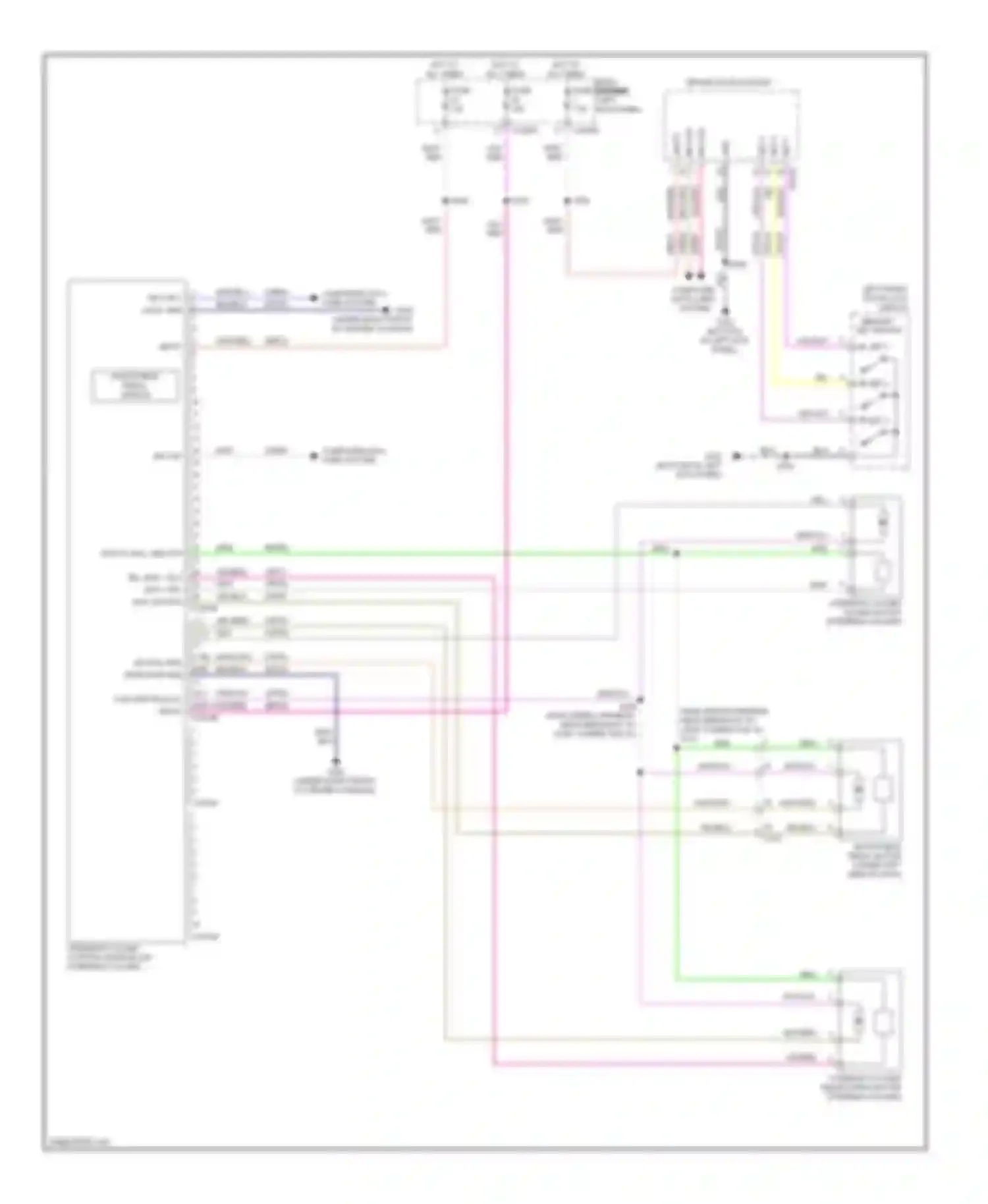 MKS Lincoln I facelift (2012-2016): Steering column memory circuit