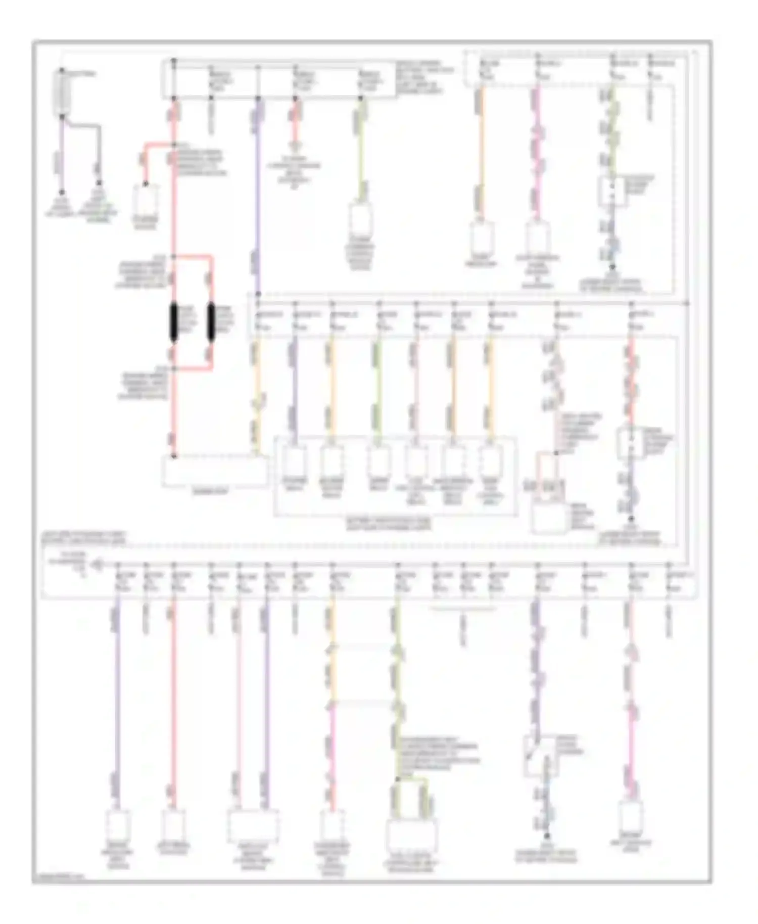 MKS Lincoln I facelift (2012-2016): Power distribution circuit (1 of 5)