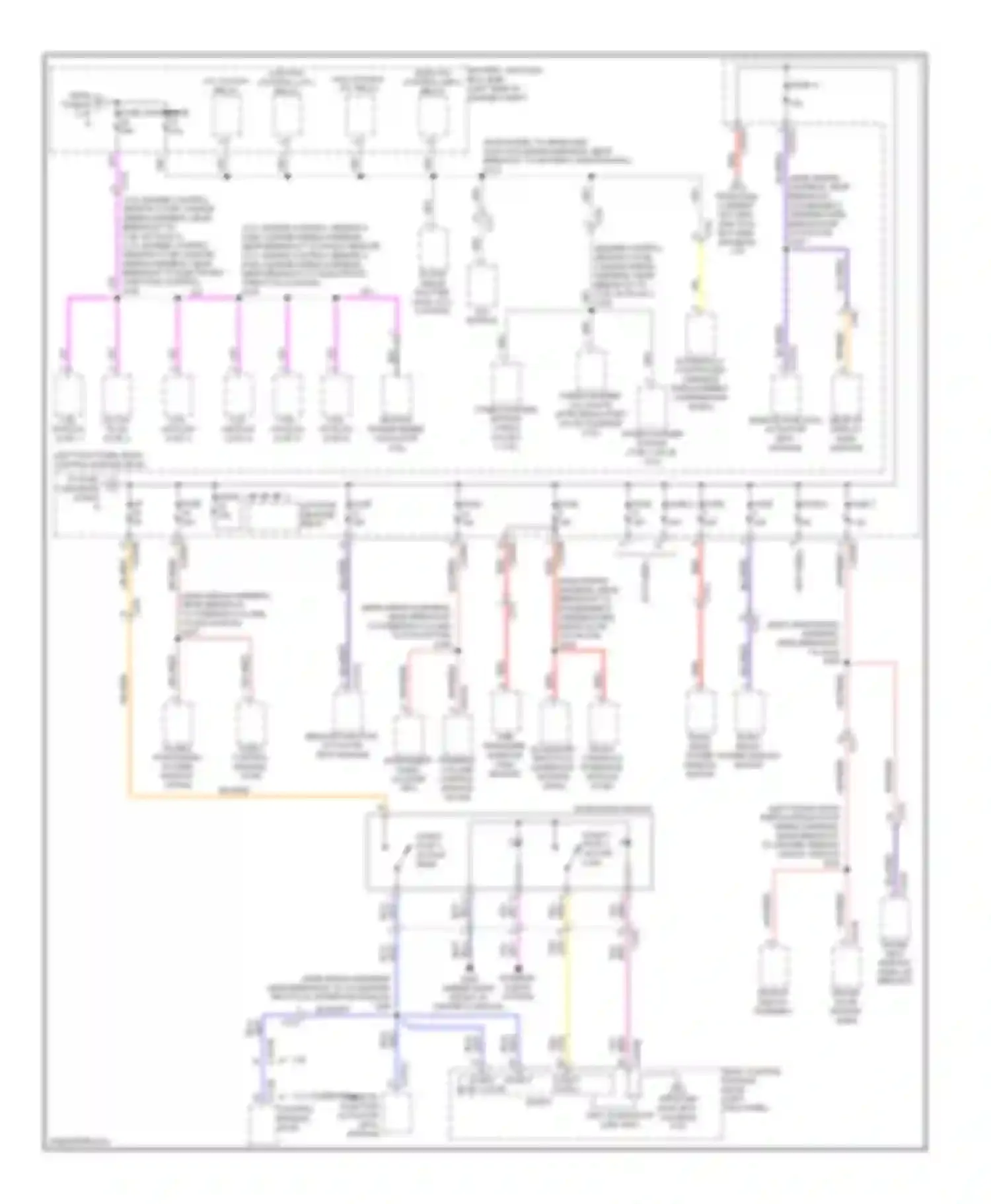 MKS Lincoln I facelift (2012-2016): Power distribution circuit (3 of 5)