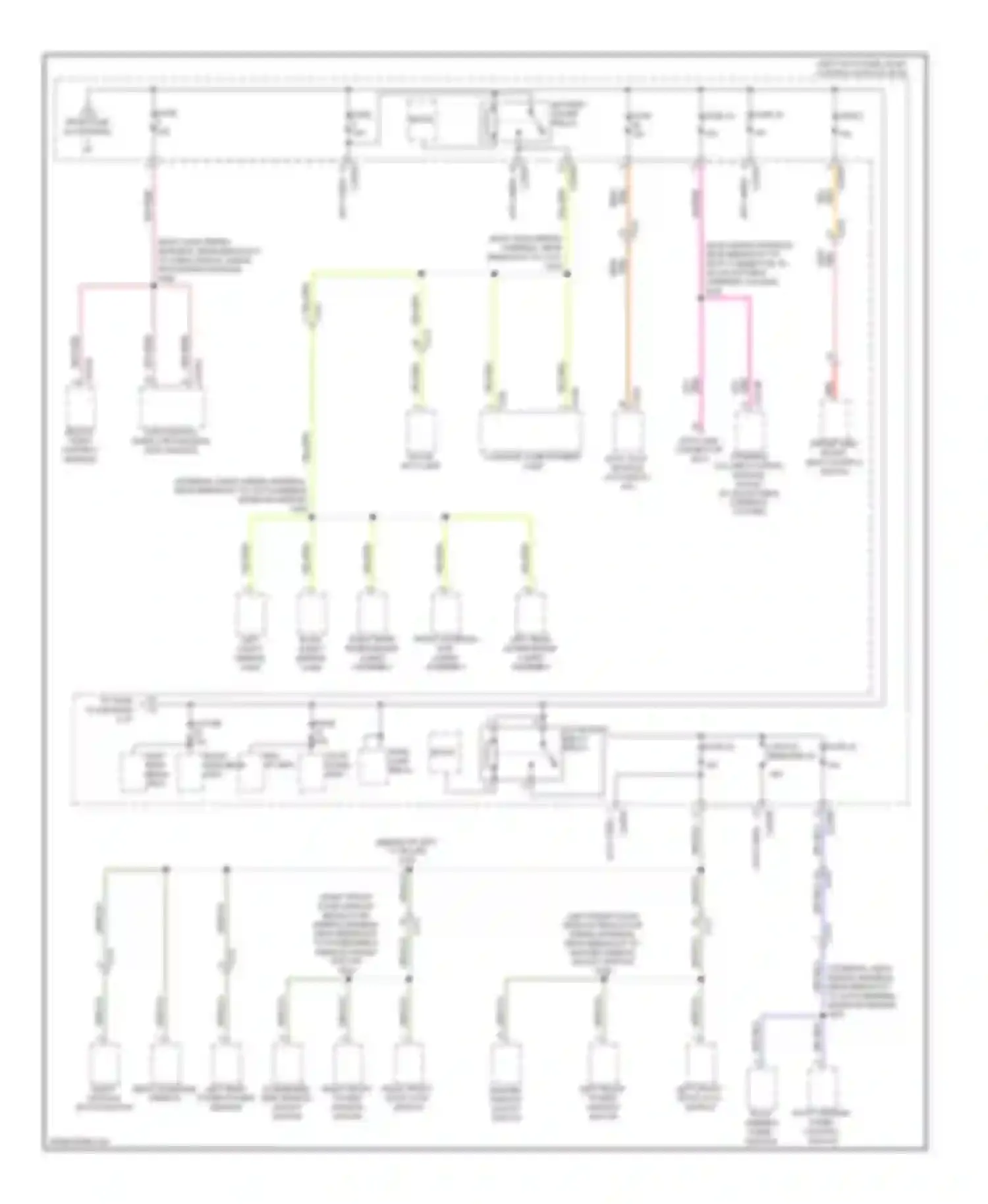 MKS Lincoln I facelift (2012-2016): Power distribution circuit (4 of 5)