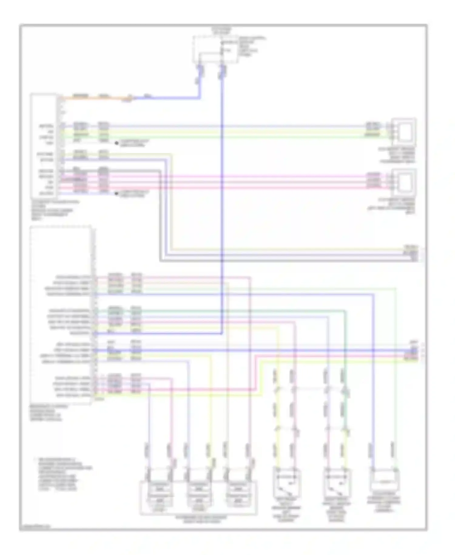MKS Lincoln I facelift (2012-2016): Supplemental restraints circuit (1 of 3)