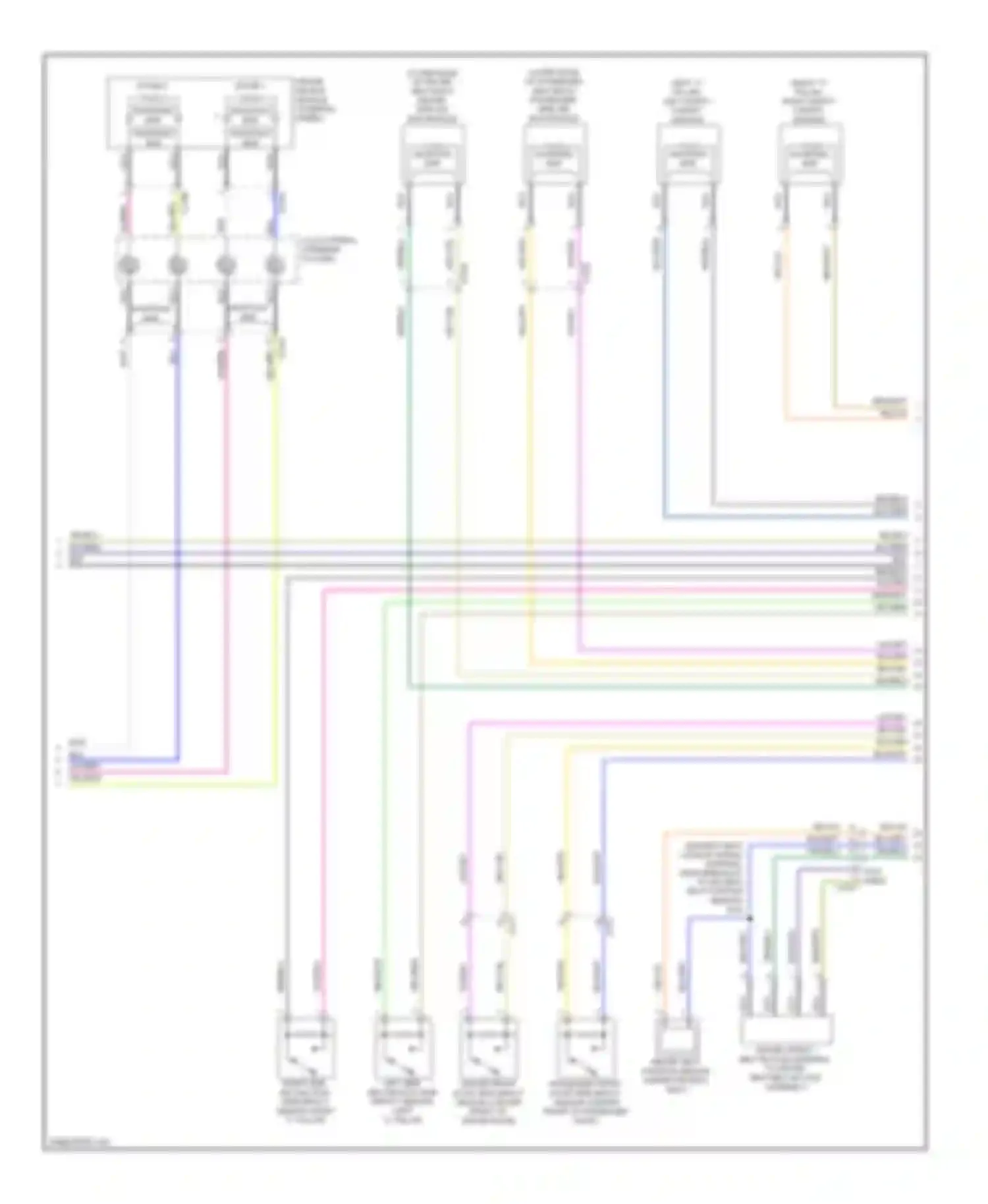 MKS Lincoln I facelift (2012-2016): Supplemental restraints circuit (2 of 3)