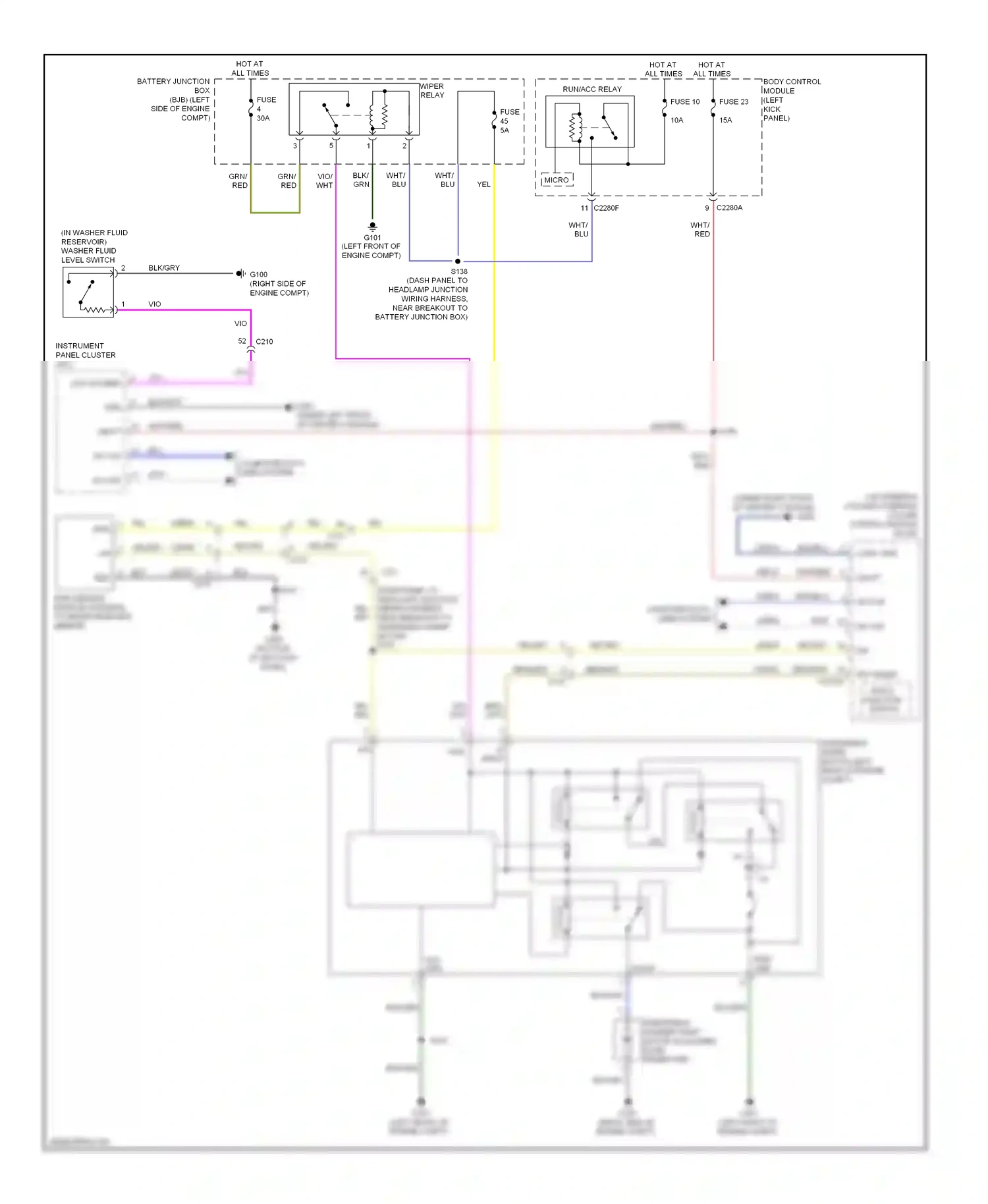 Lincoln MKS I facelift (2012-2016) body control module (left kick panel) wiring diagram  (13 of 13)