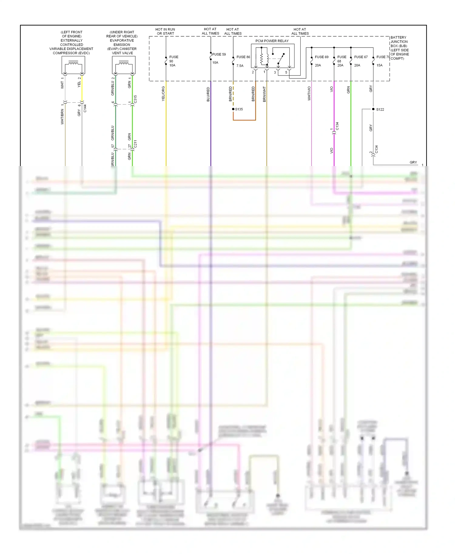 Lincoln MKS I facelift (2012-2016) computer data lines system wiring diagram  (17 of 71)