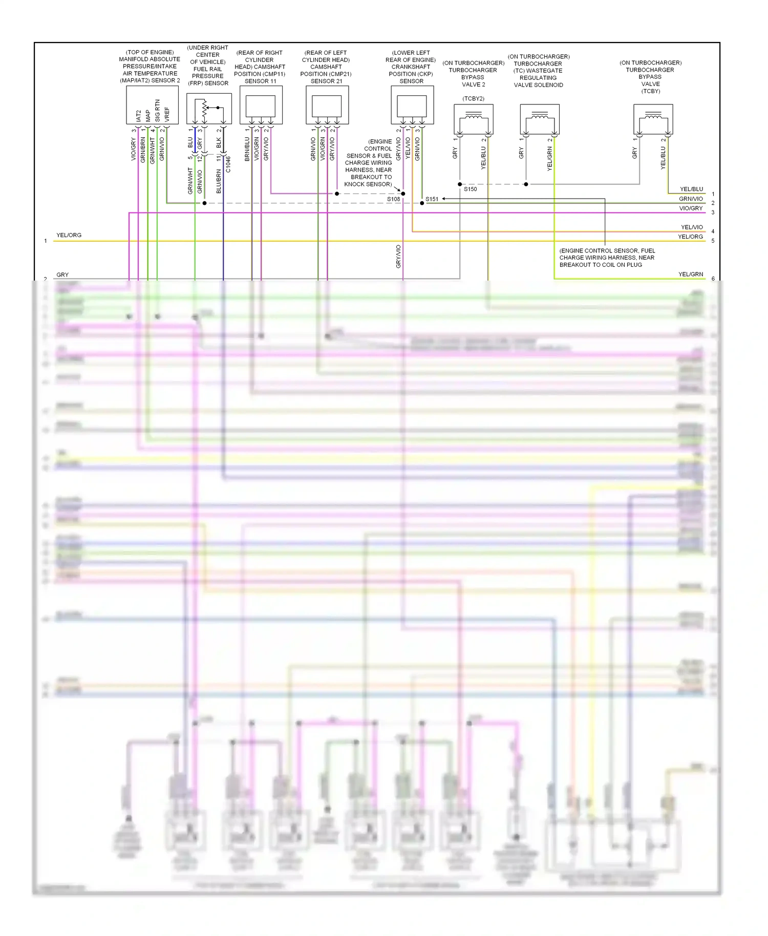 Lincoln MKS I facelift (2012-2016) sensor 21 wiring diagram  (1 of 1)