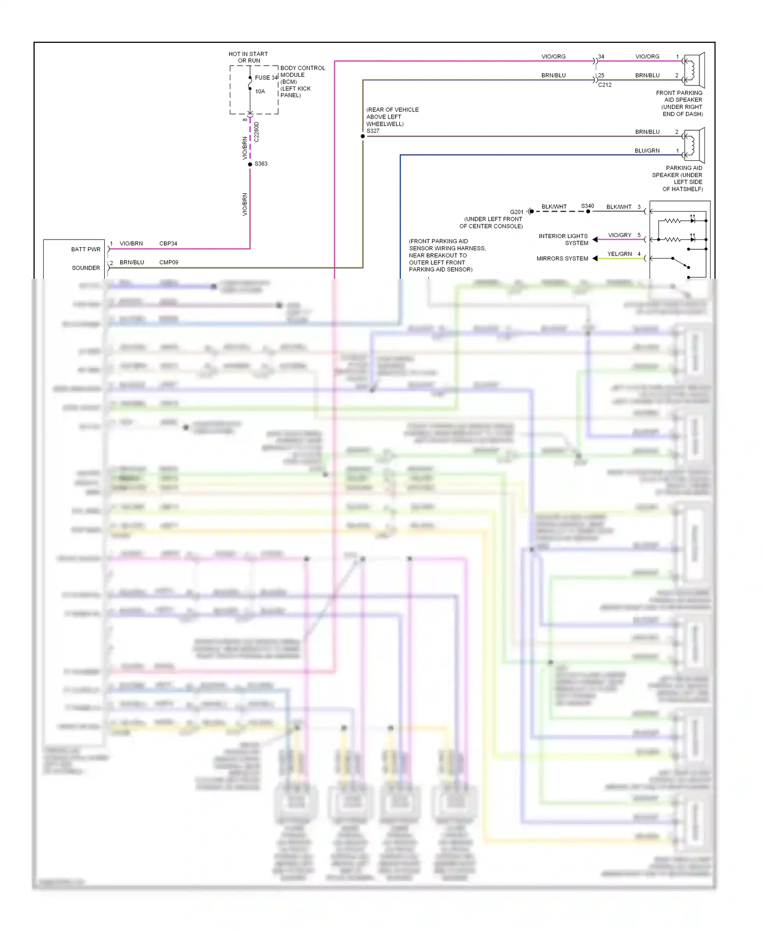 Lincoln MKS I facelift (2012-2016) solid state wiring diagram  (6 of 12)