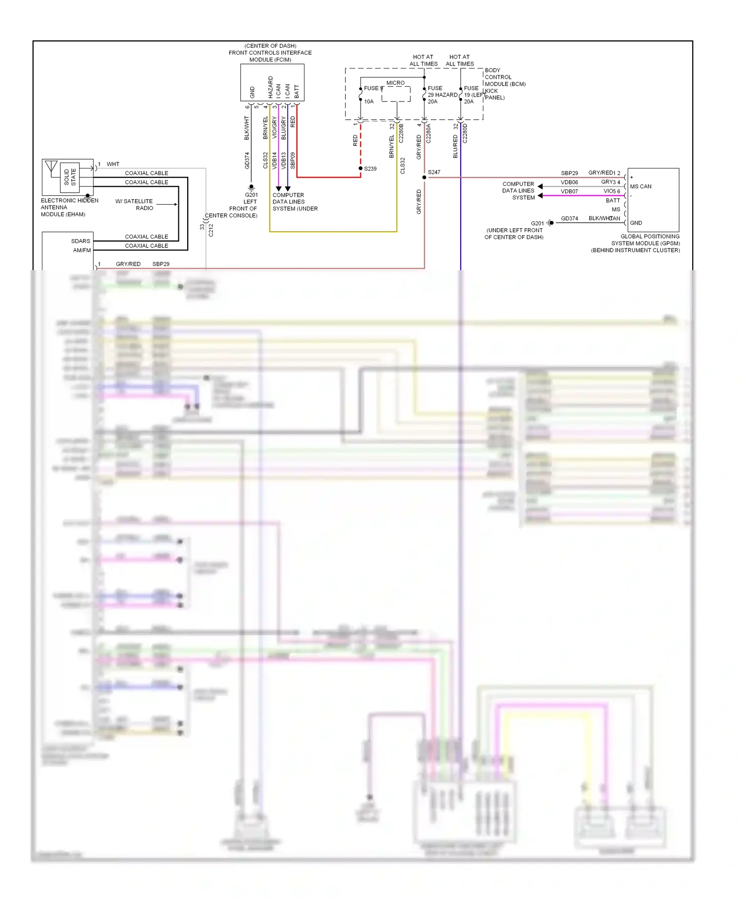 Lincoln MKS I facelift (2012-2016) solid state wiring diagram  (4 of 12)