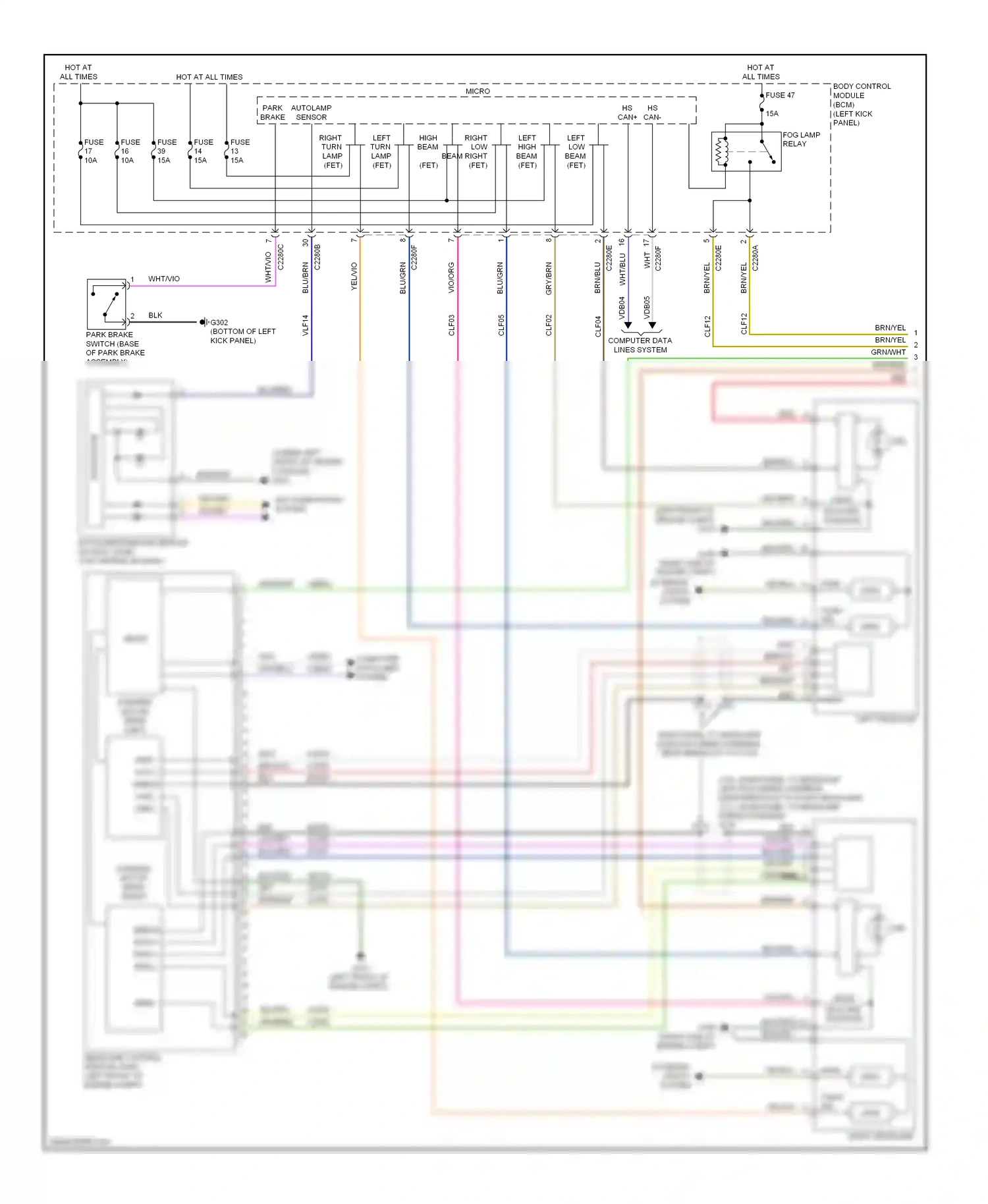 Lincoln MKS I facelift (2012-2016) solid state wiring diagram  (3 of 12)