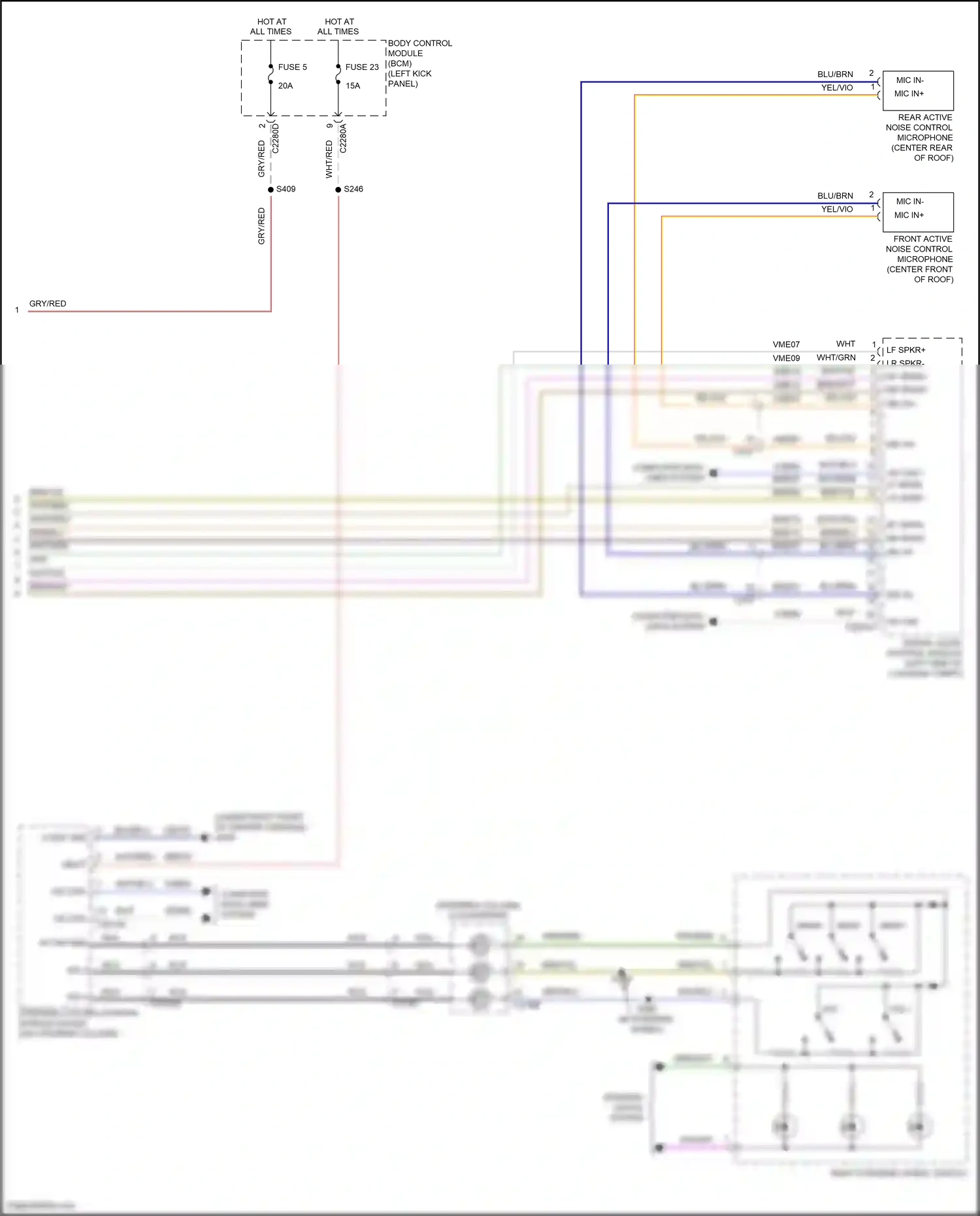 Lincoln MKS I facelift (2012-2016) computer data lines system wiring diagram  (63 of 71)
