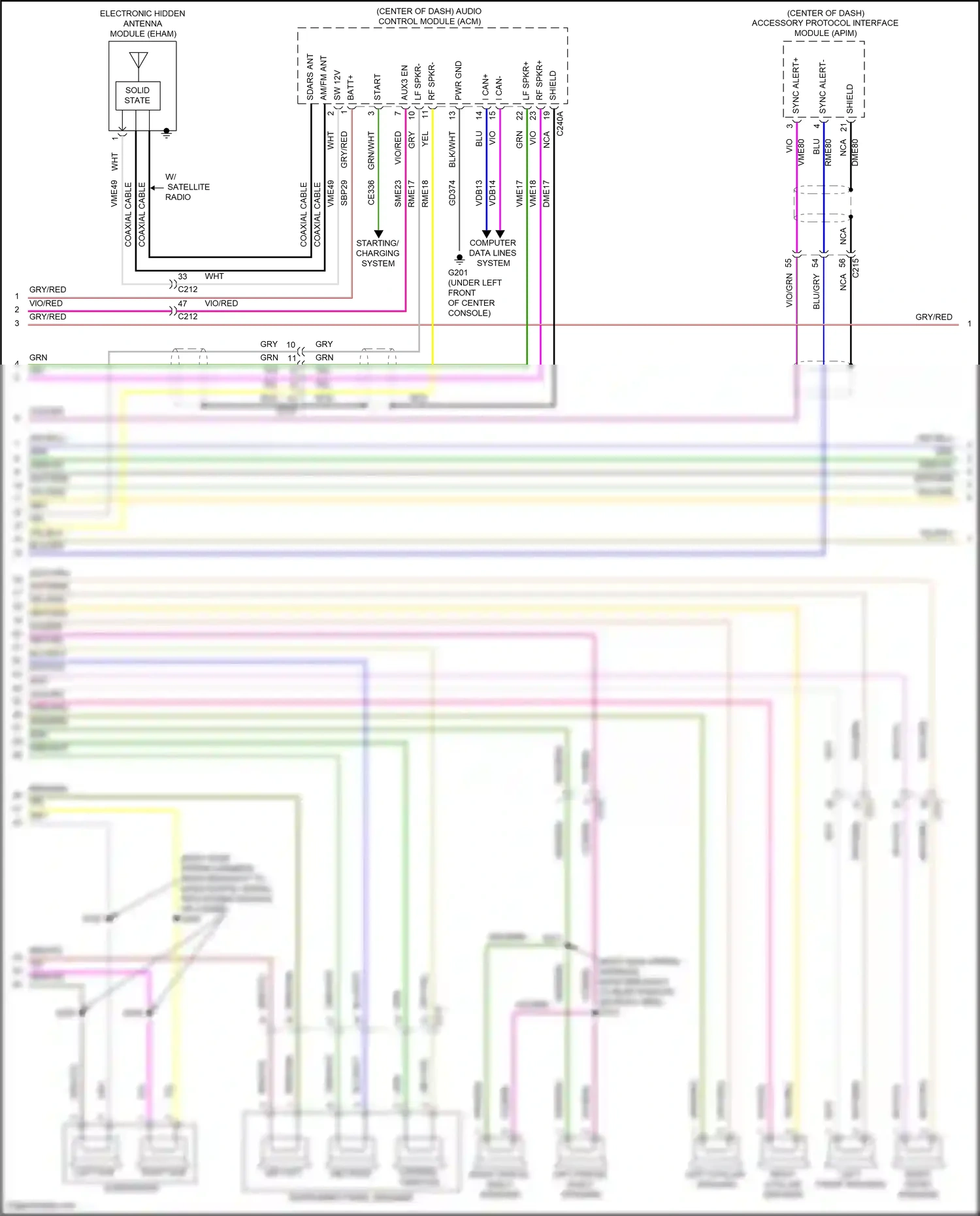 Lincoln MKS I facelift (2012-2016) solid state wiring diagram  (11 of 12)