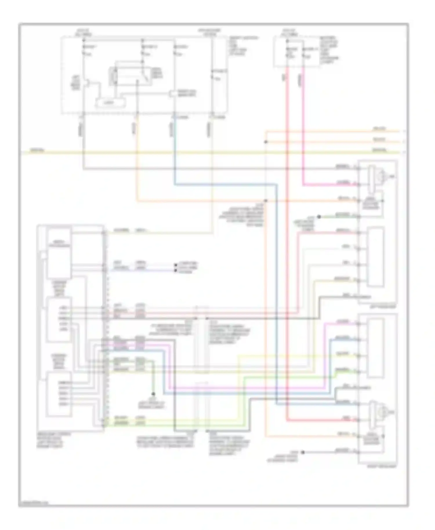 MKS Lincoln I (2008-2012): Headlights circuit, with adaptive headlamps (2 of 3)