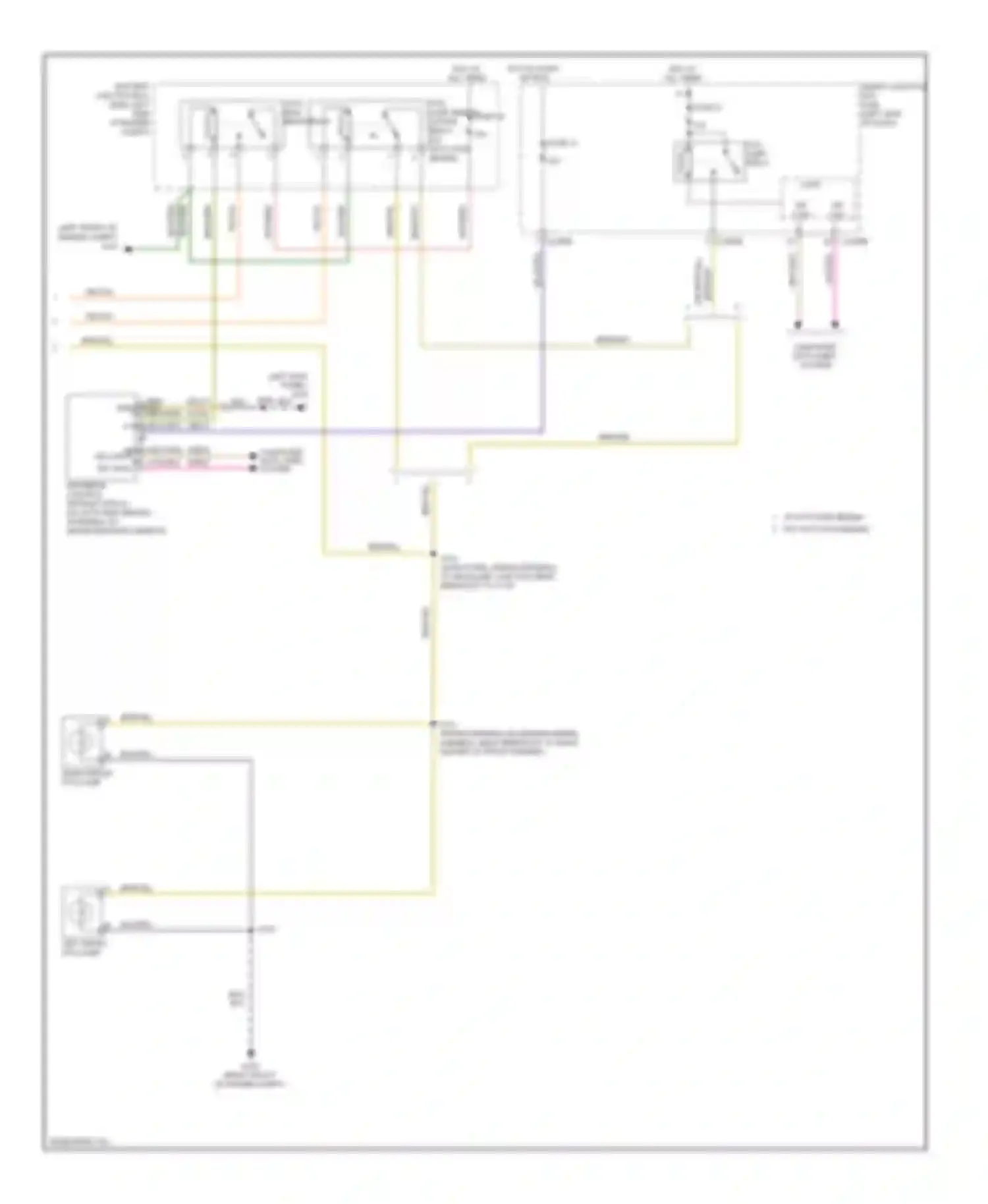 MKS Lincoln I (2008-2012): Headlights circuit, with adaptive headlamps (3 of 3)