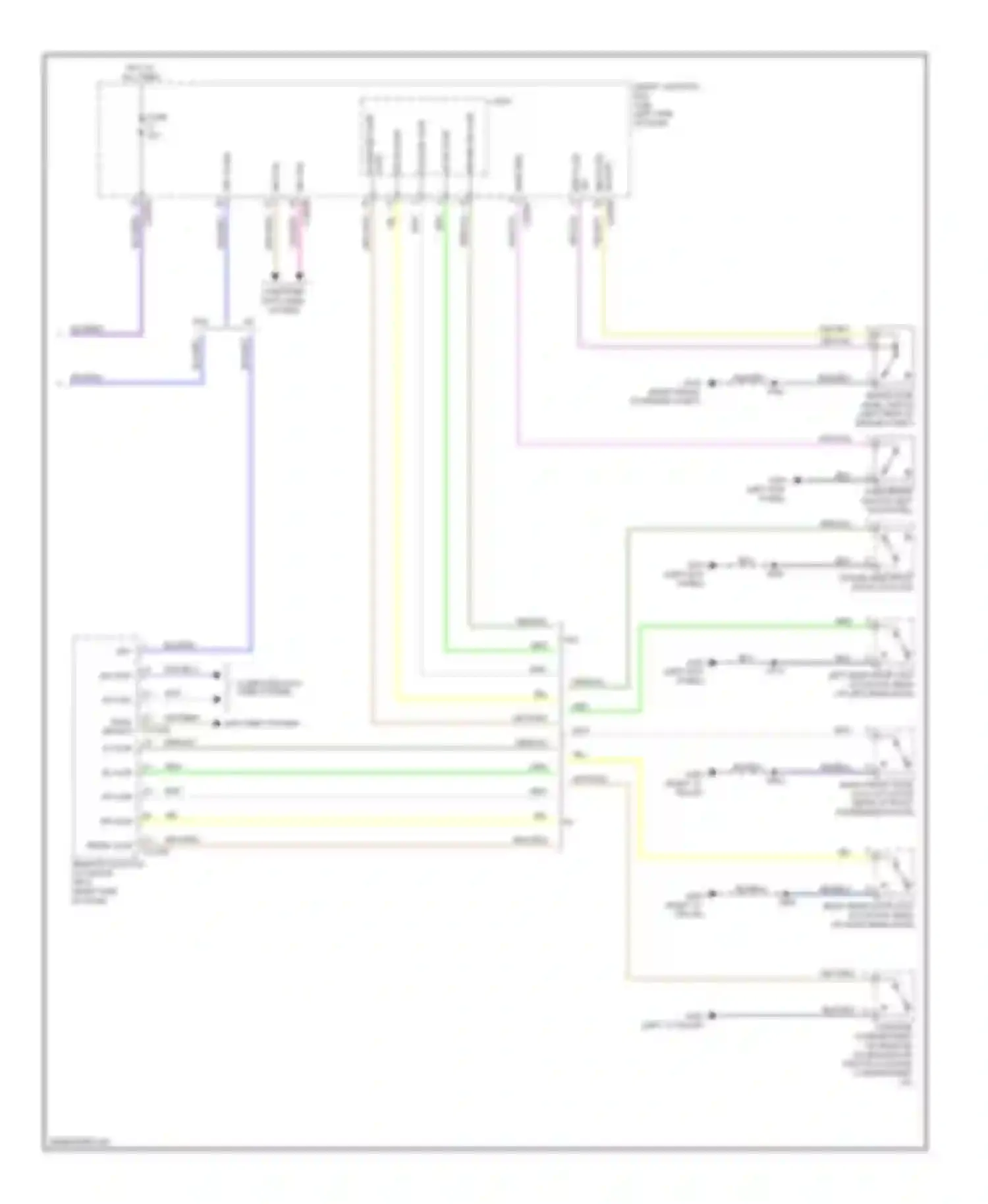MKS Lincoln I (2008-2012): Instrument cluster circuit (2 of 2)