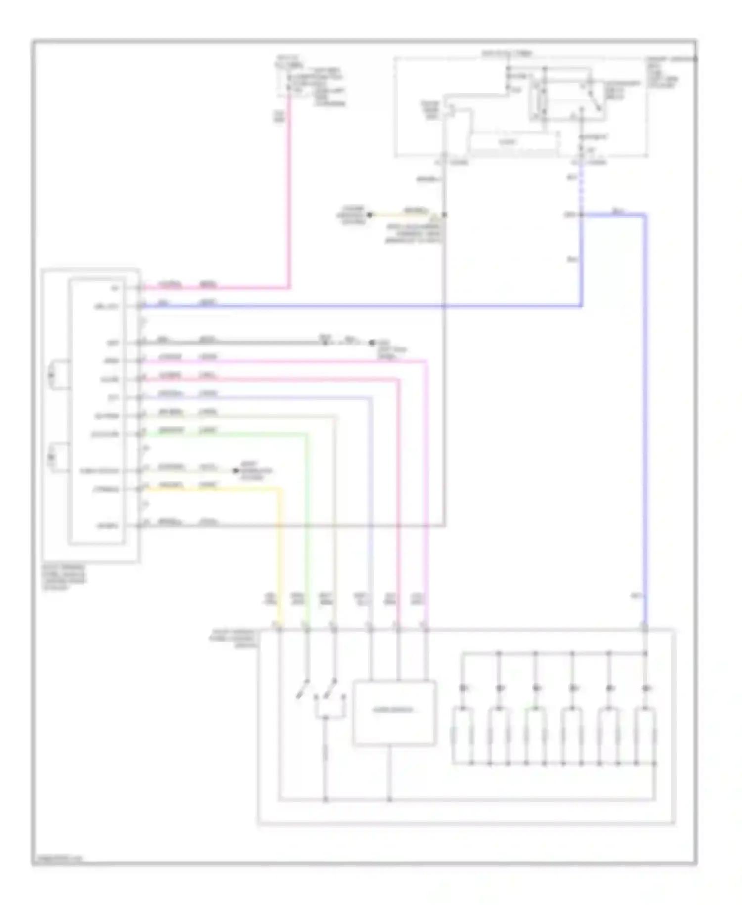 MKS Lincoln I (2008-2012): Power top/sunroof circuit