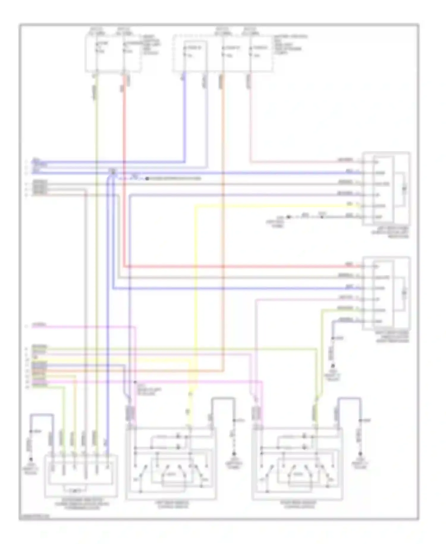 MKS Lincoln I (2008-2012): Power windows circuit (2 of 2)