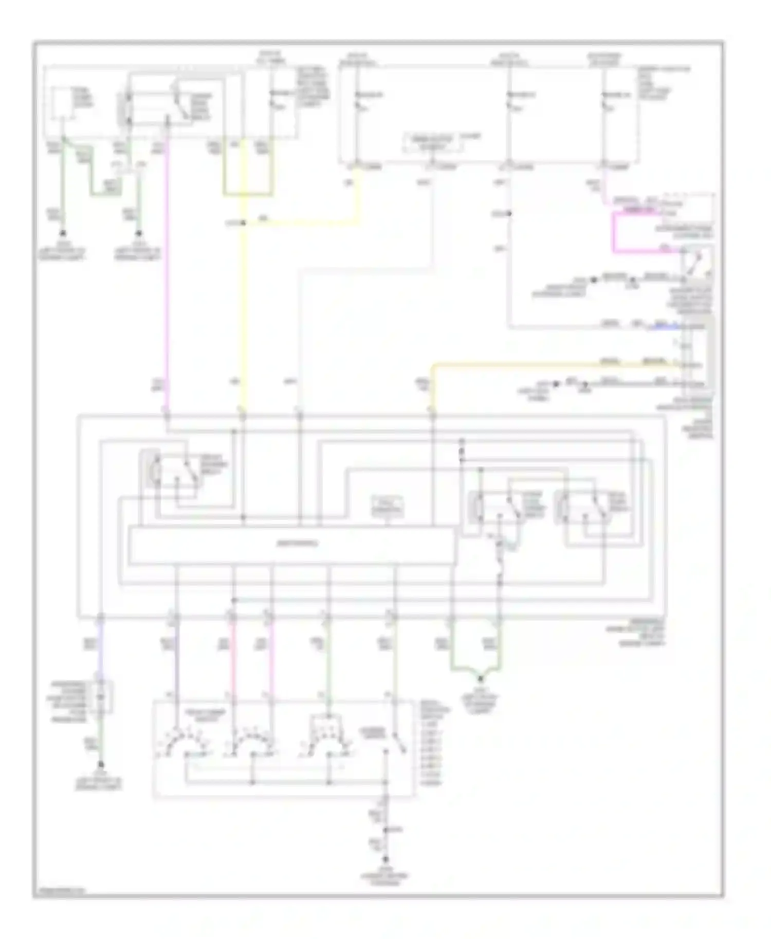 MKS Lincoln I (2008-2012): Wiper/washer circuit